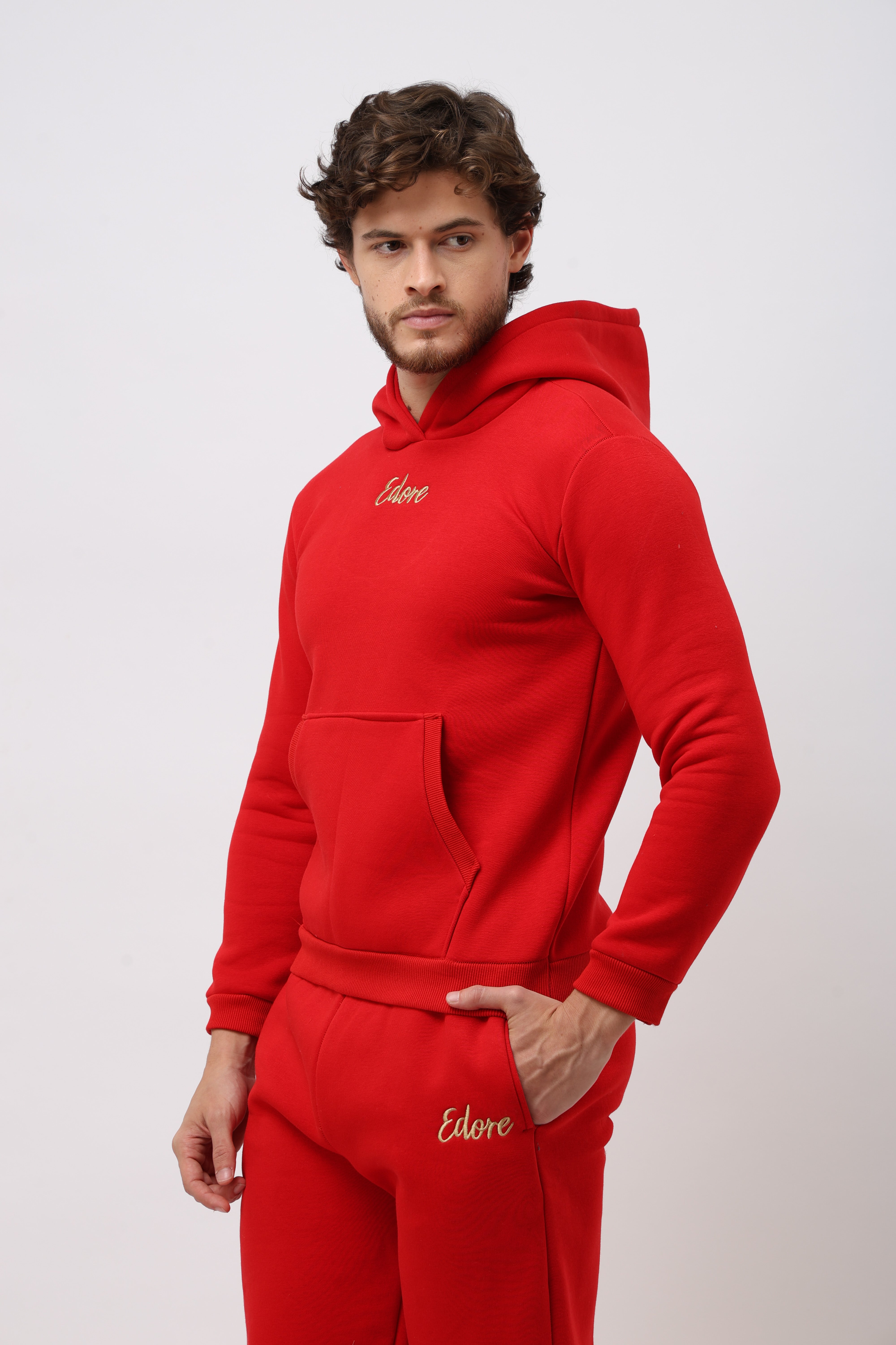 Ruen Red Unisex Co-ord Set