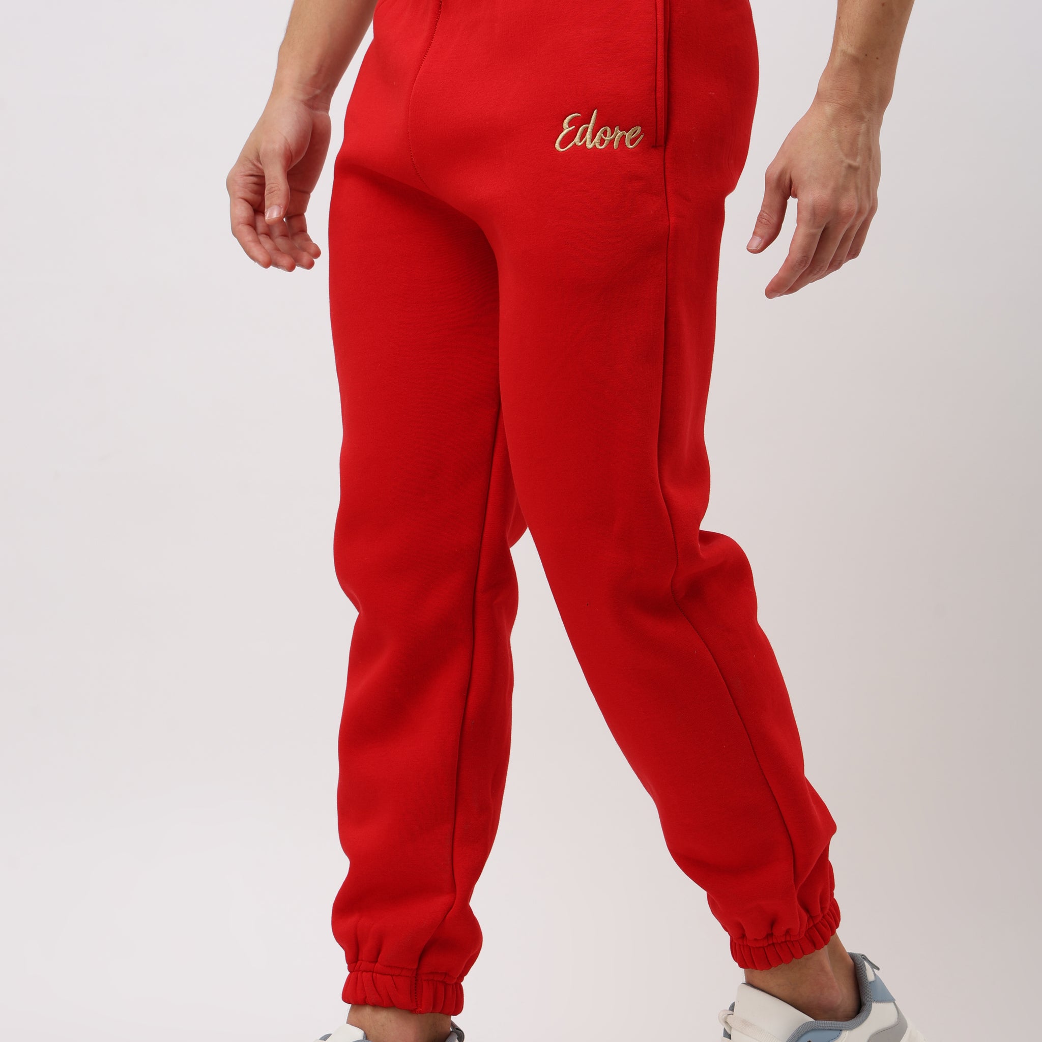 Halo Unisex Red Joggers
