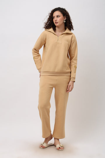 Eyla Beige Co-ord Set