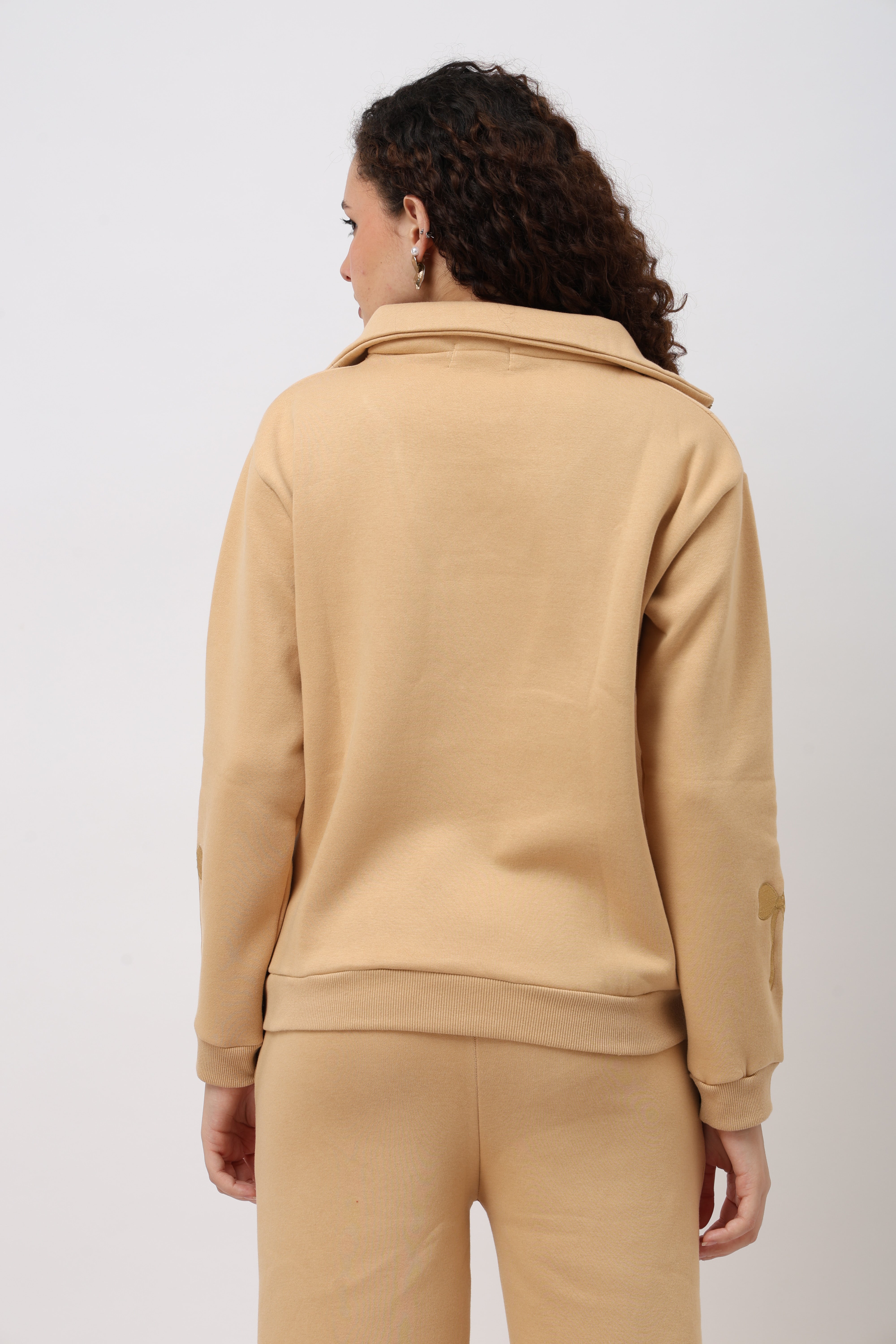Elva Beige Sweatshirt
