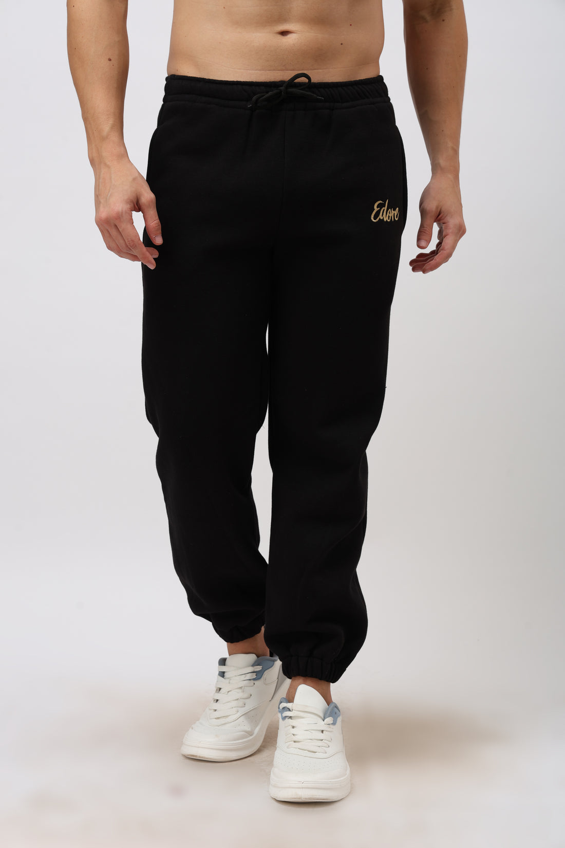 Halo Men's Black Tapered Pyjama