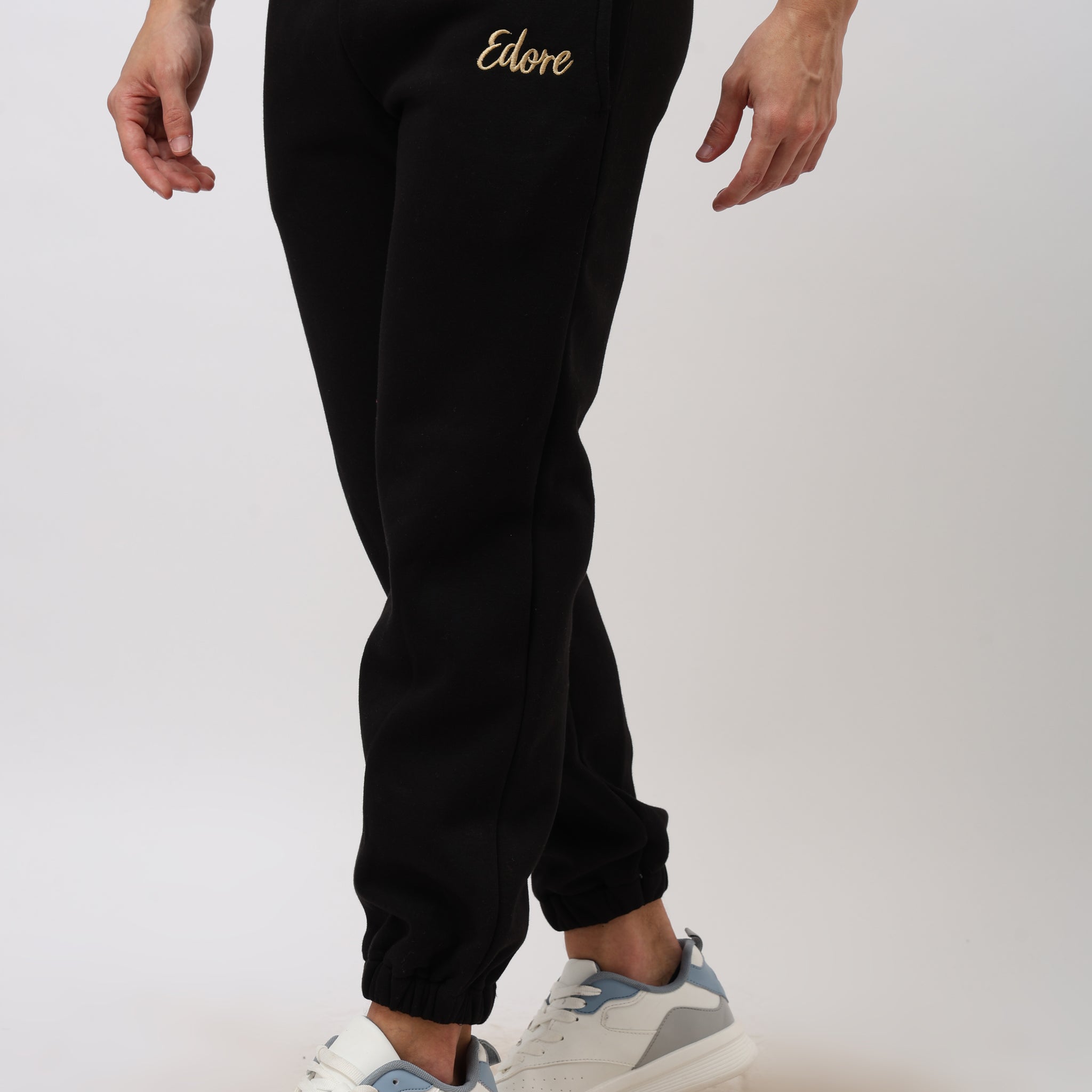 Halo Unisex Black Joggers