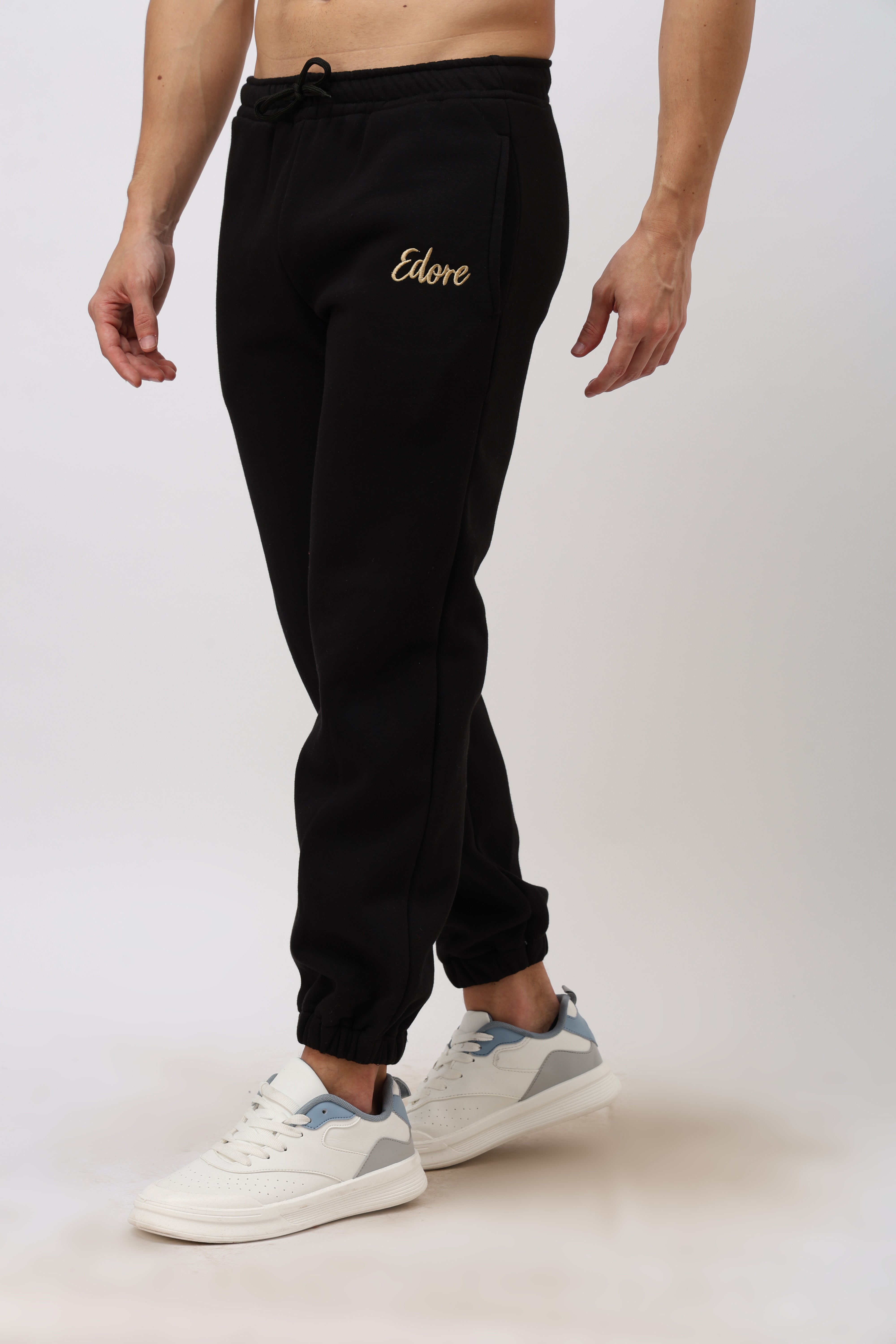 Halo Unisex Black Joggers