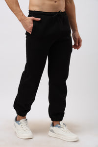 Halo Men's Black Tapered Pyjama