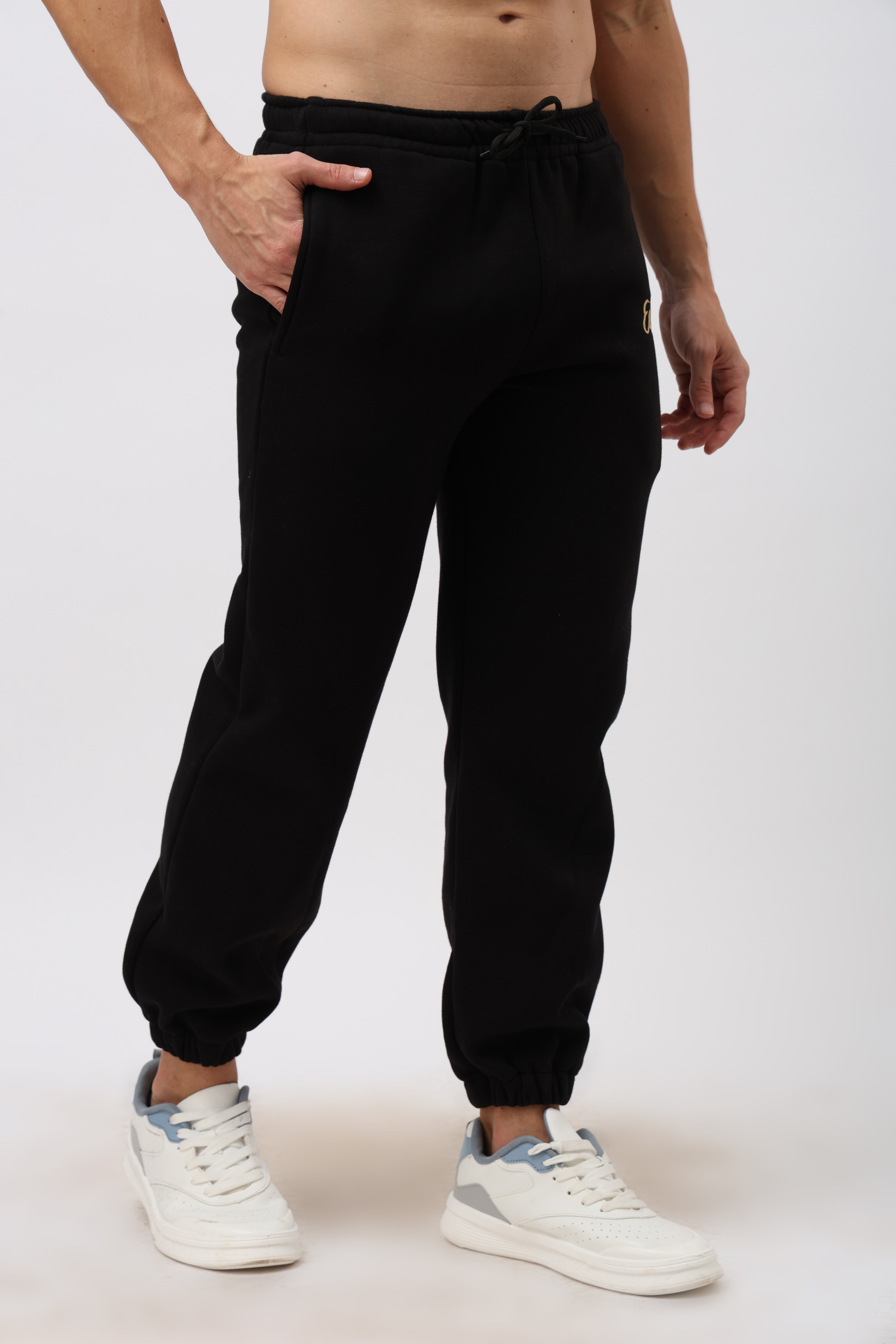 Halo Unisex Black Joggers
