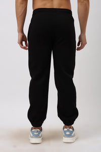 Halo Men's Black Tapered Pyjama