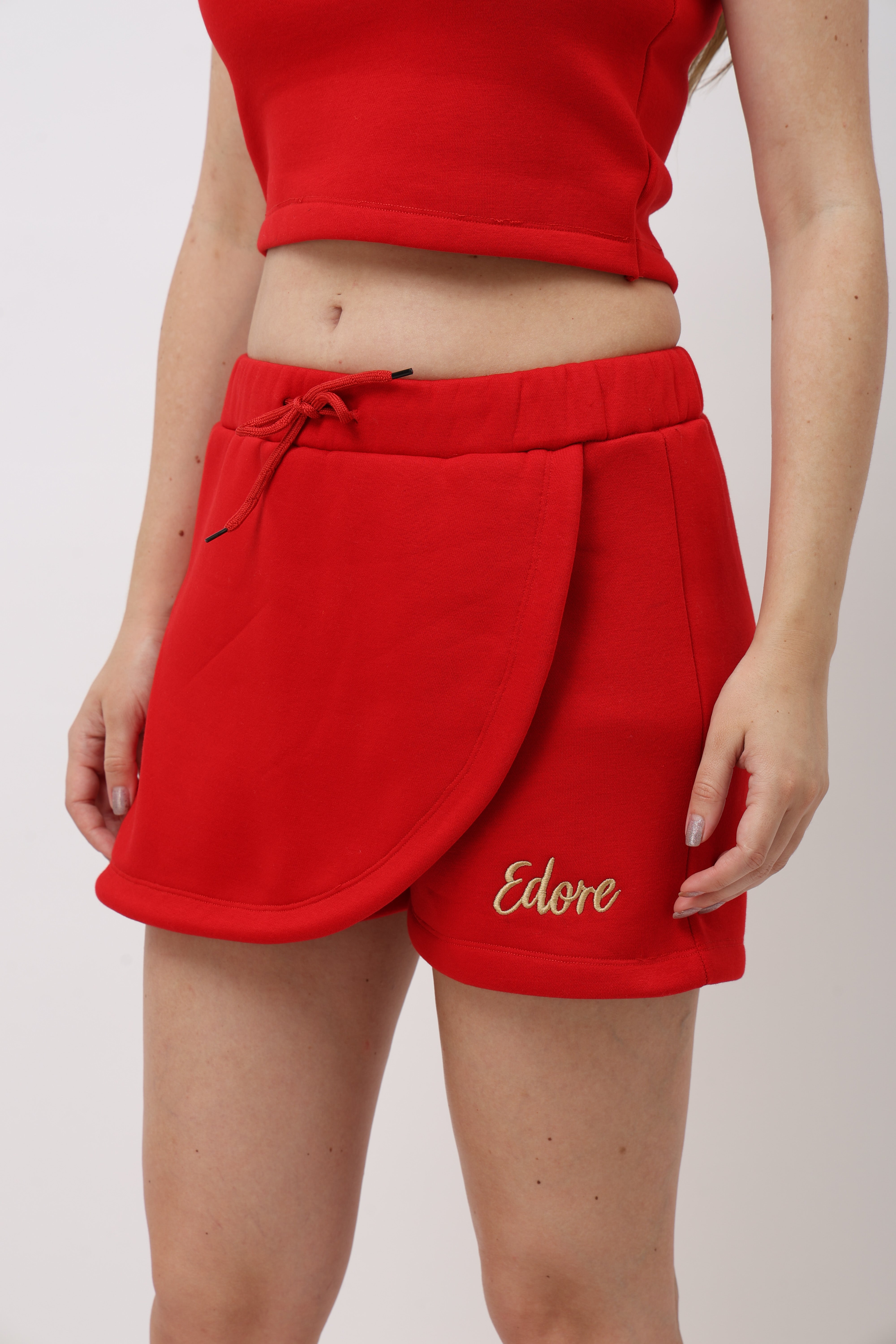 Aven Red Skort