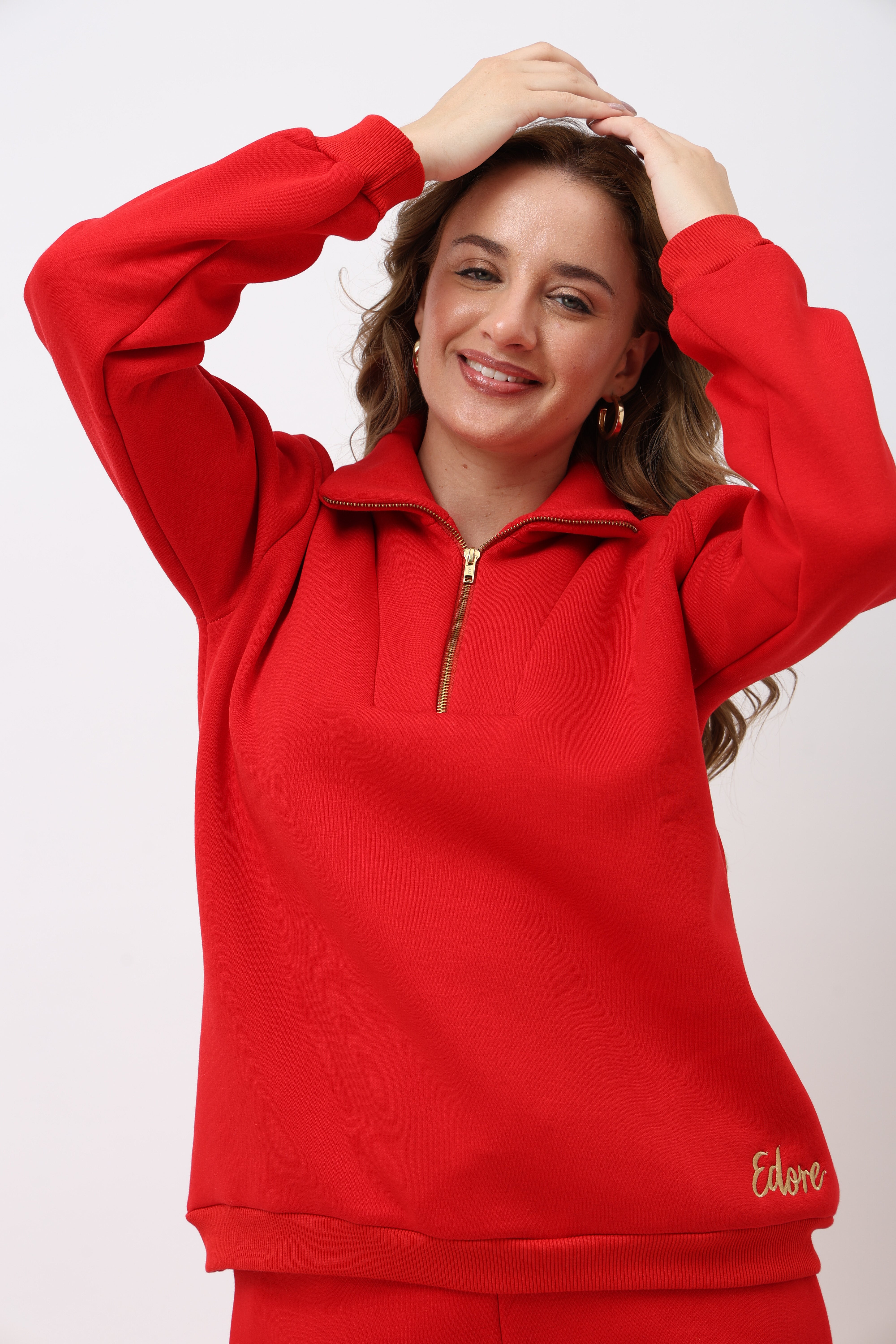 Elva Red Sweatshirt