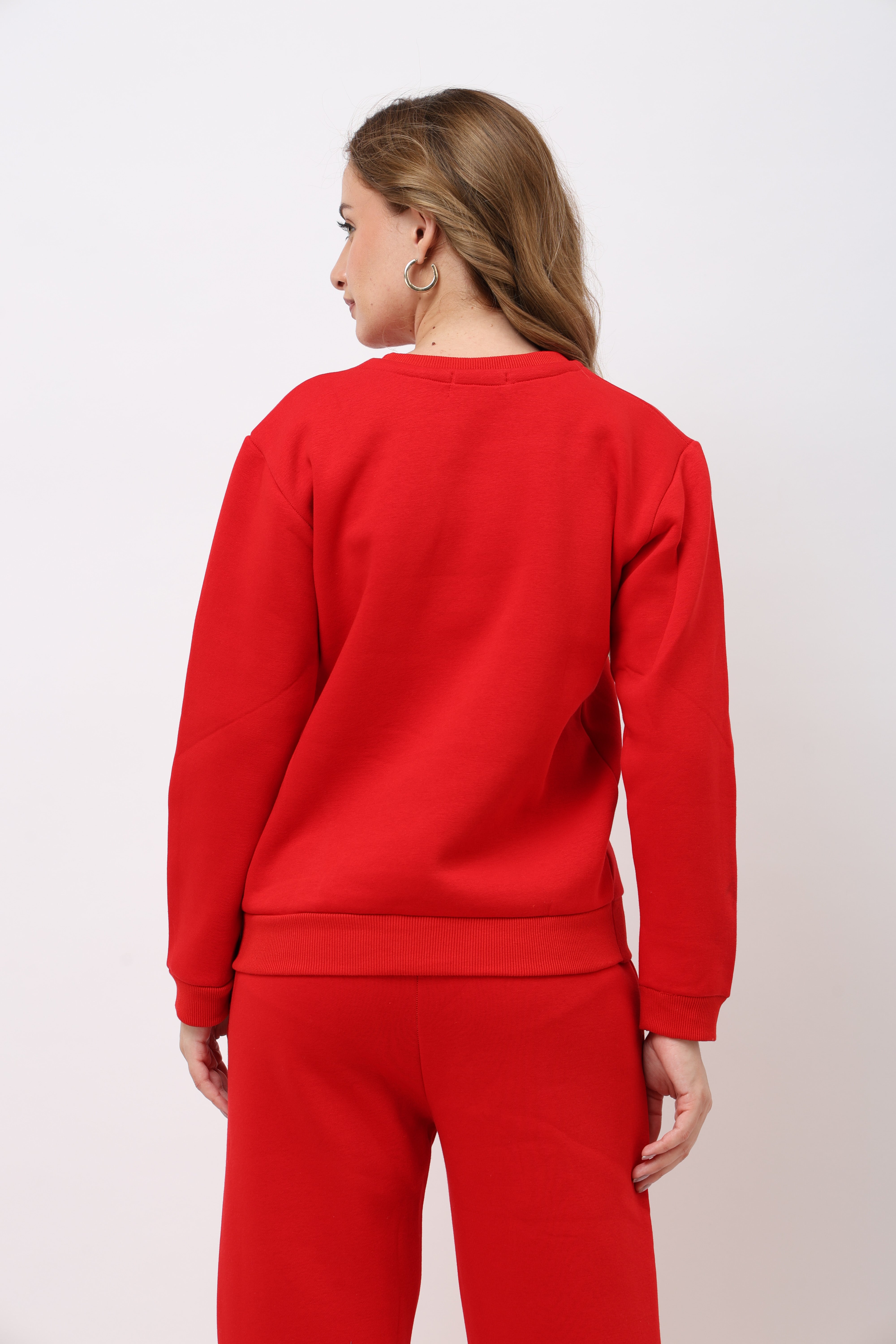 Eron Unisex Red Sweatshirt