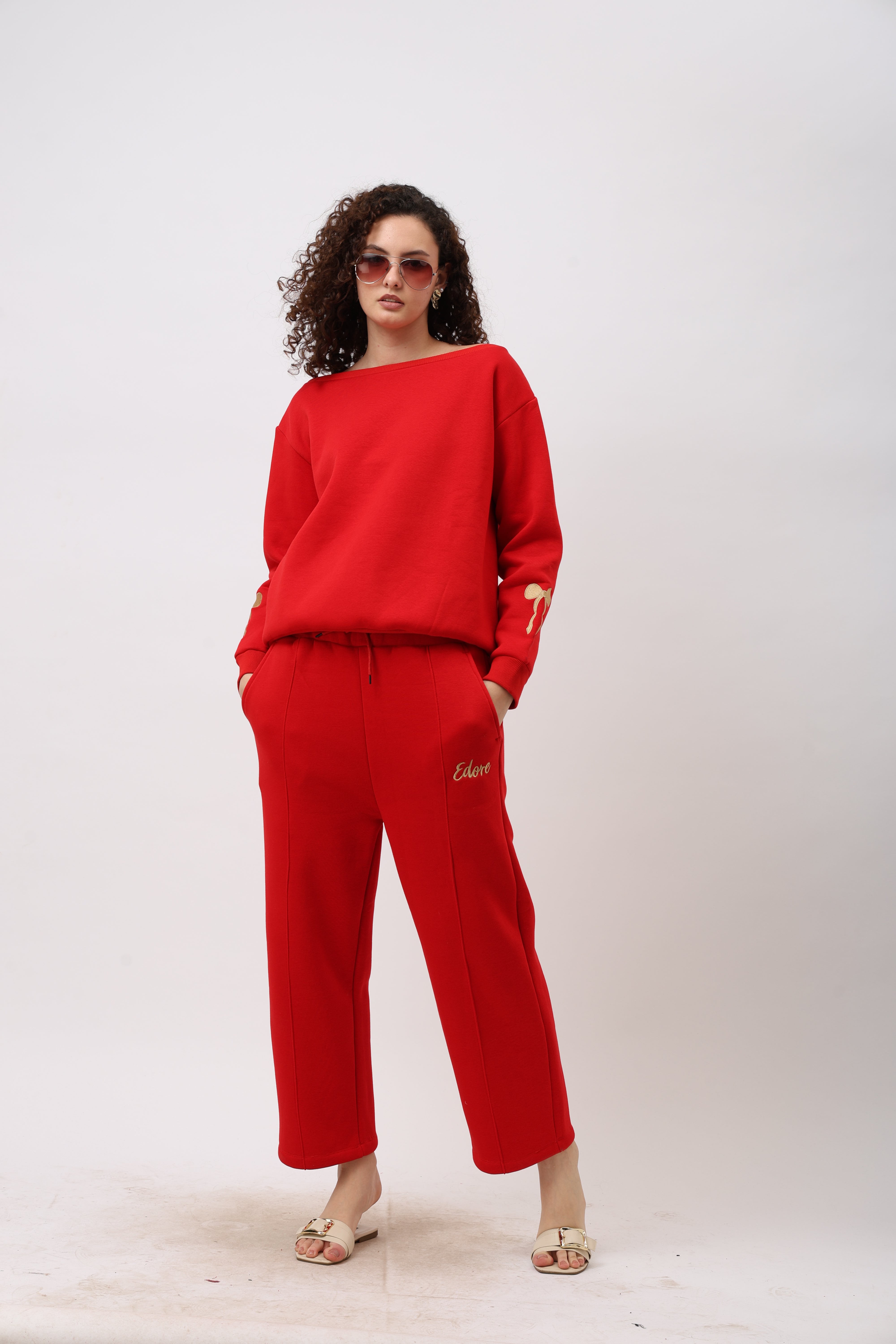Aivor Red Co-ord Set