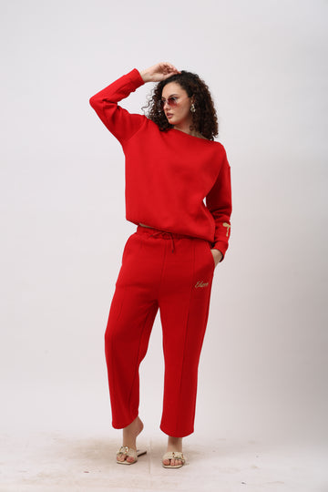 Aivor Red Co-ord Set
