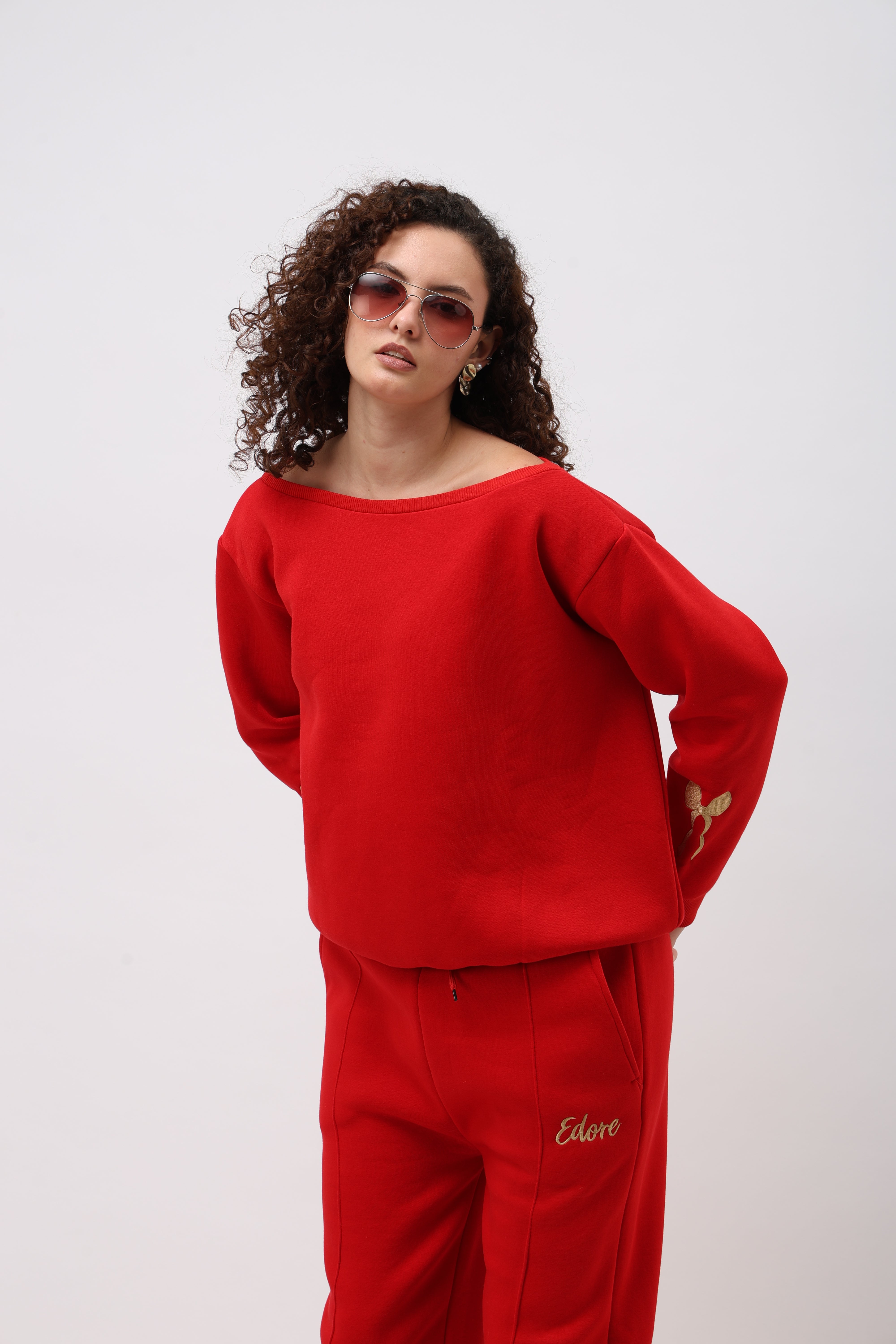 Aivor Red Co-ord Set