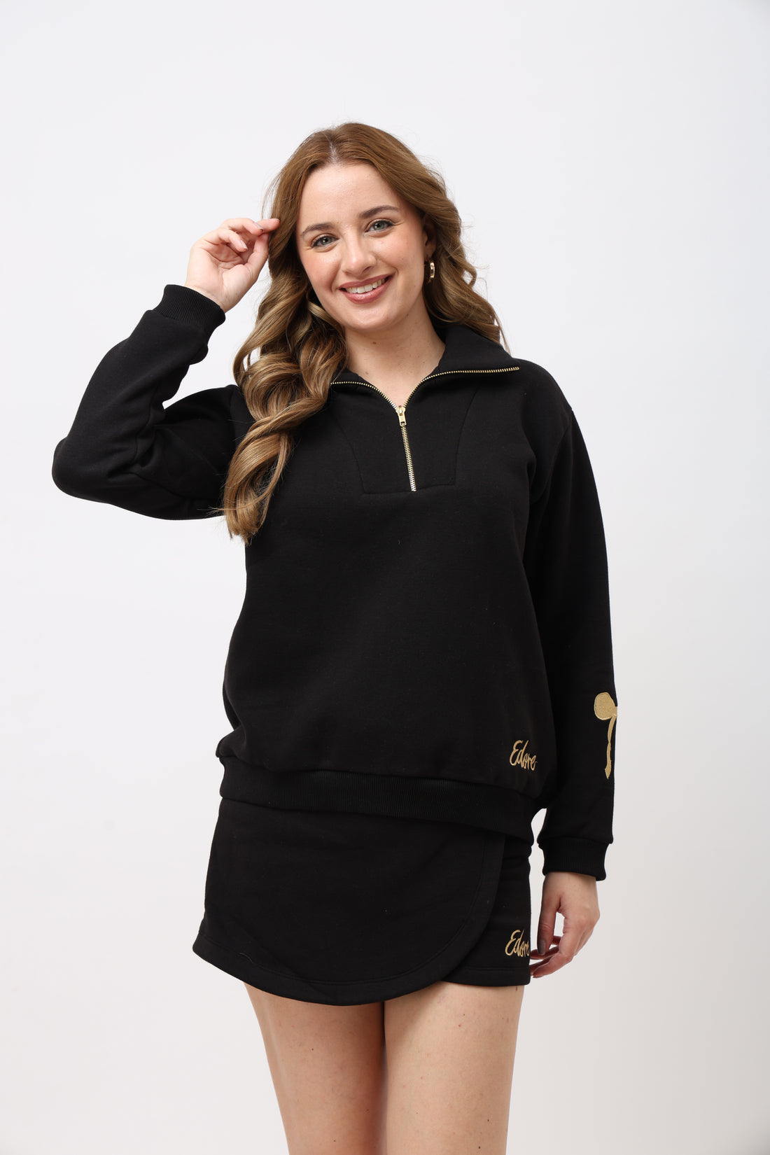 Evara Black Co-ord Set