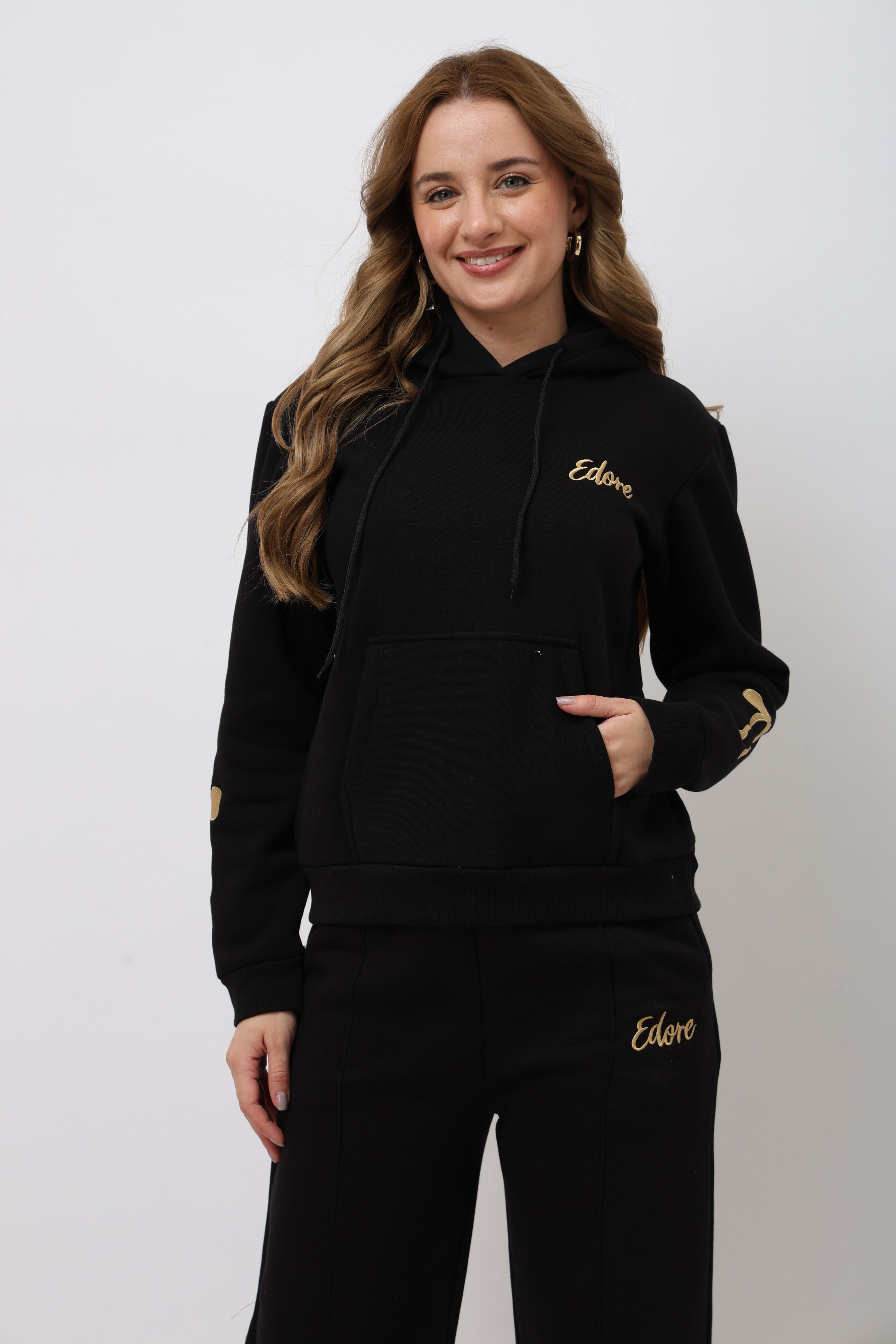 Rhea Black Bow Hoodie