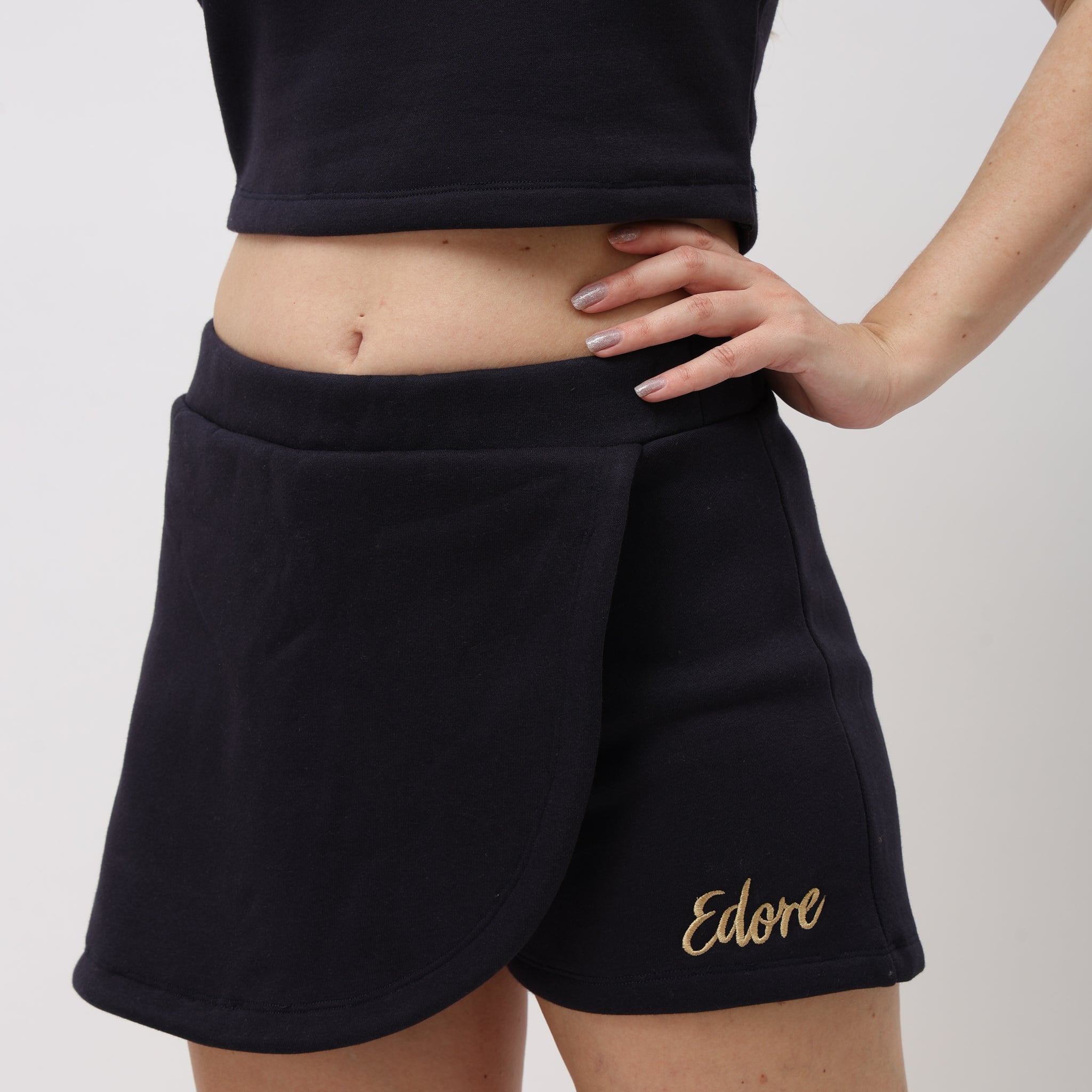 Aven Navy Blue Skort