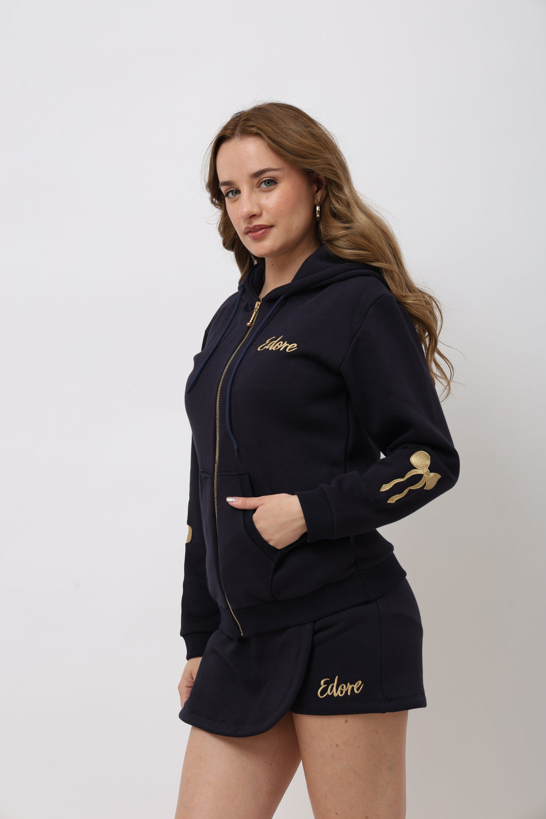 Elvyn Navy Blue Co-ord Set