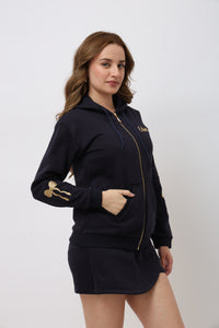 Elvyn Navy Blue Co-ord Set