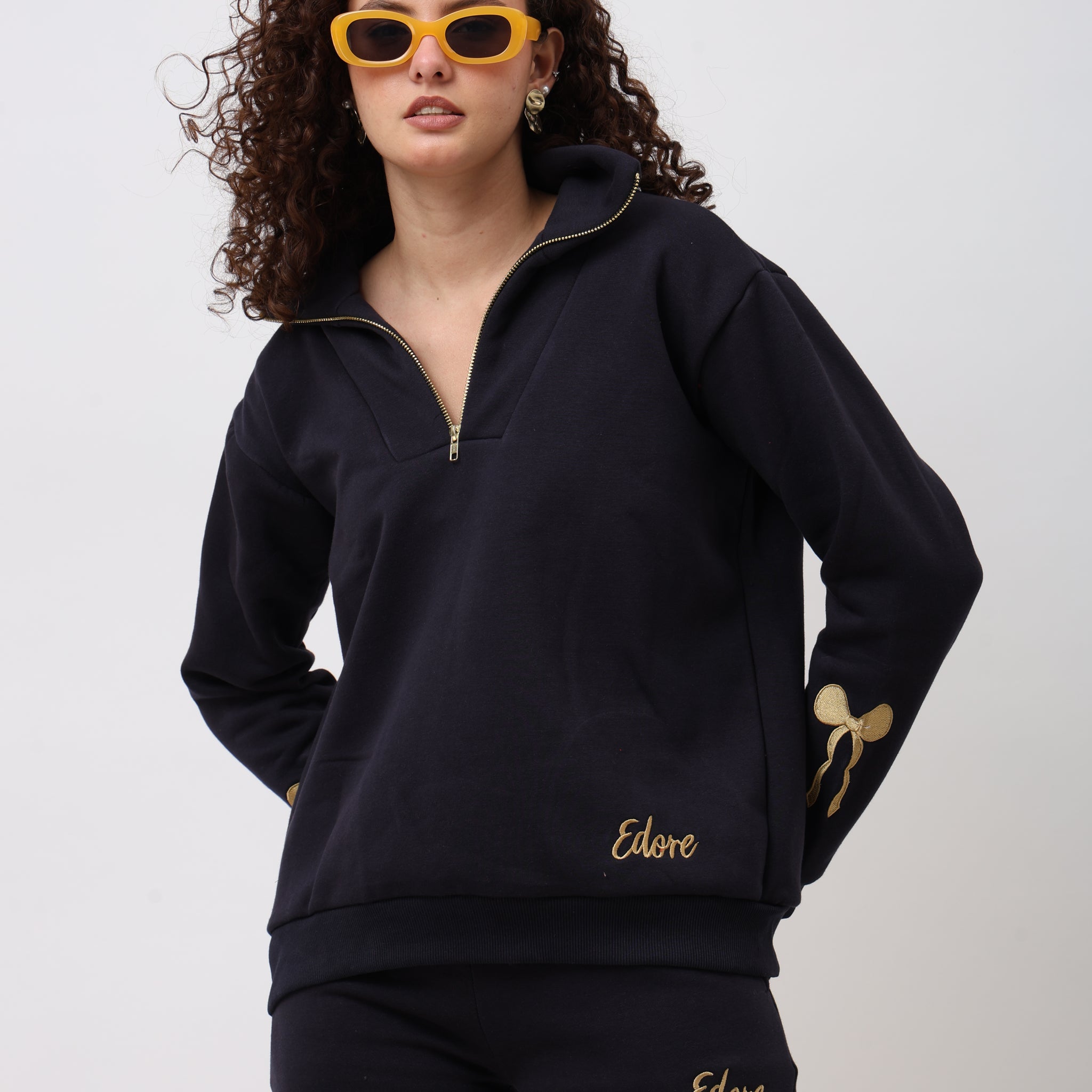 Aurel Navy Co-ord Set