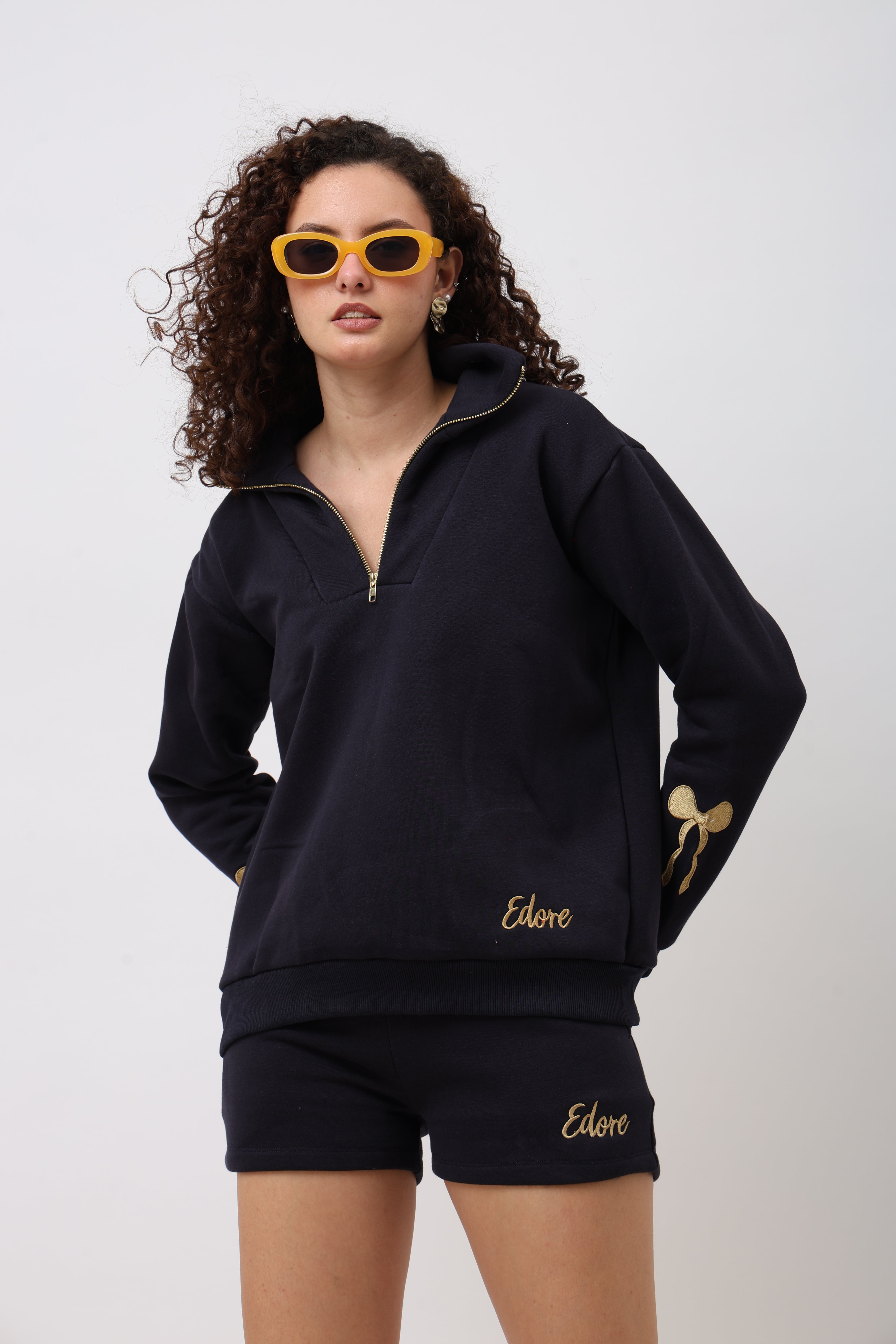 Aurel Navy Co-ord Set