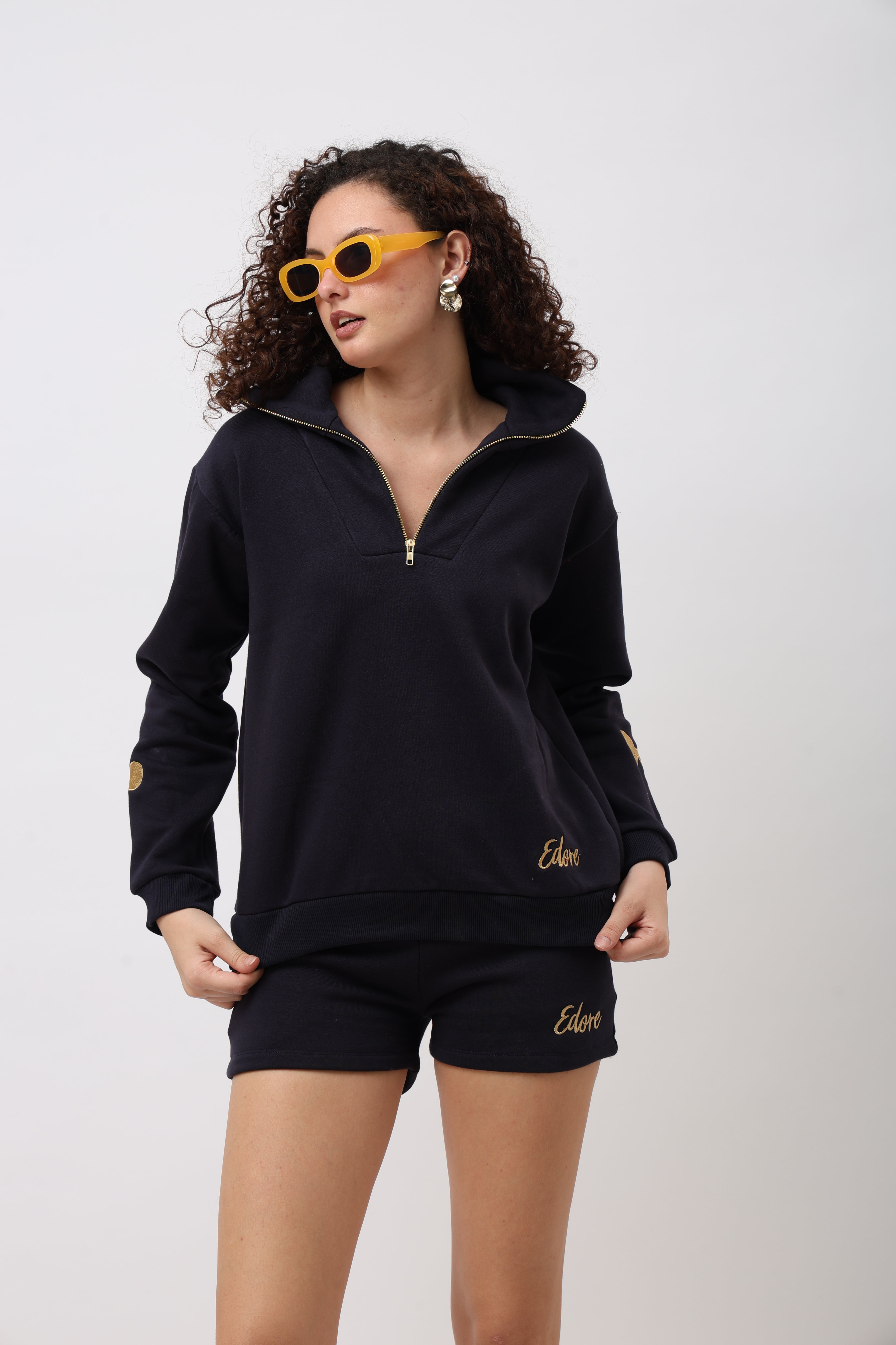 Aurel Navy Co-ord Set