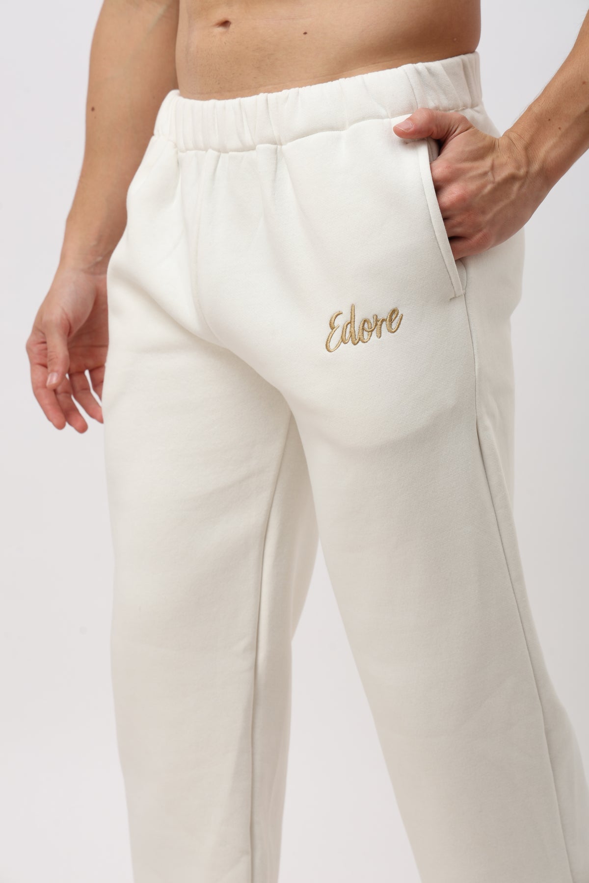 Kaia Men's Off White Relaxed Pyjama