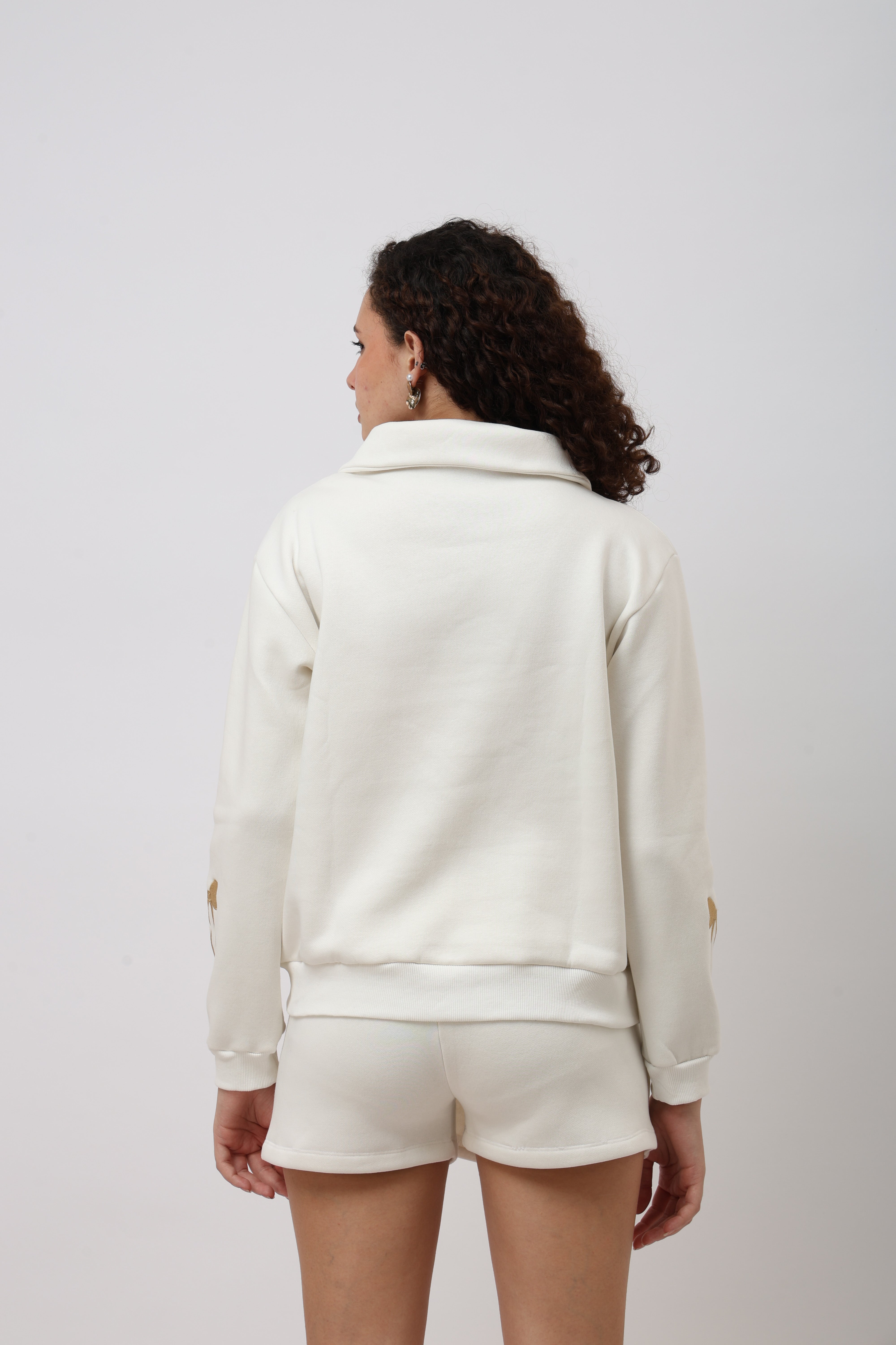 Elva Off White Sweatshirt