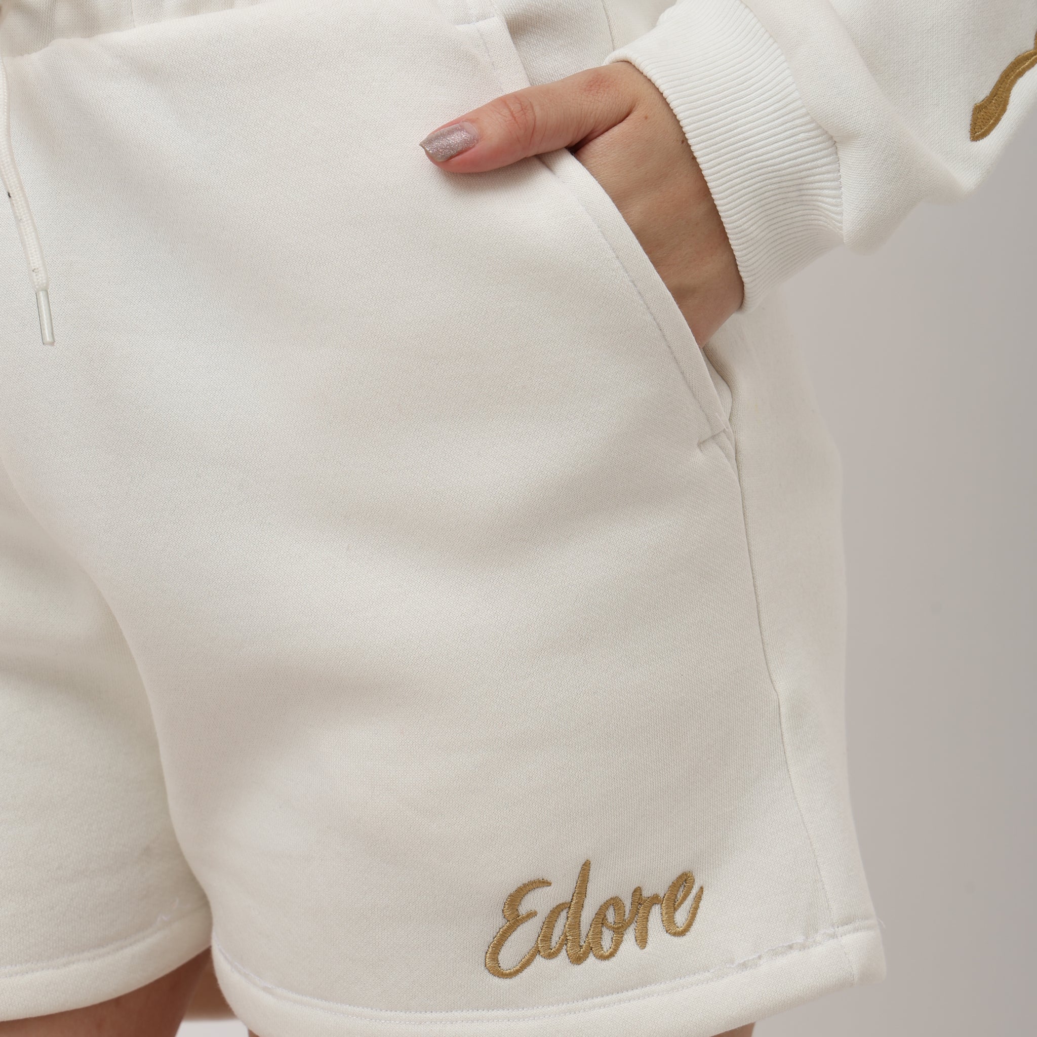 Rumi Off White Shorts