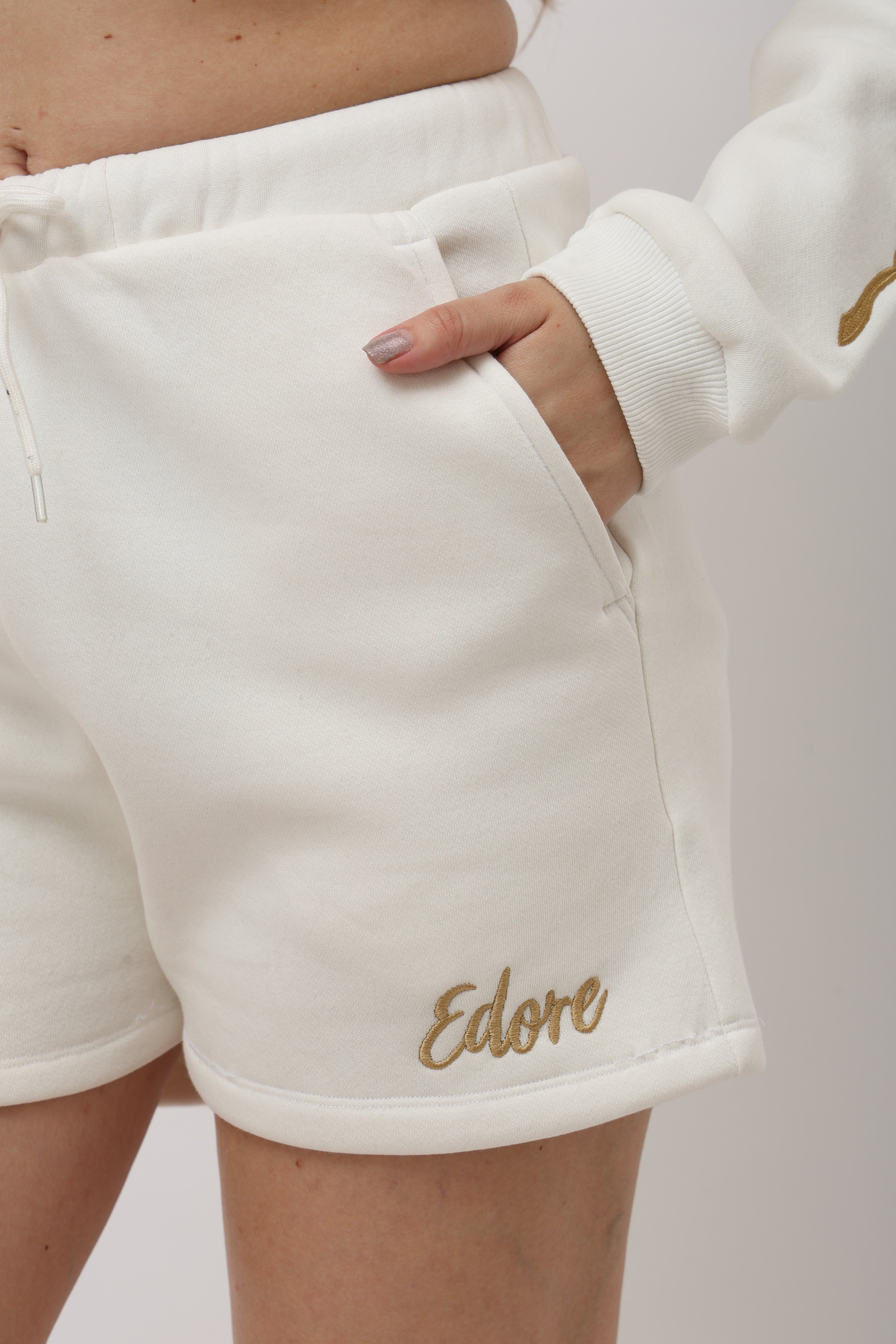 Rumi Off White Shorts