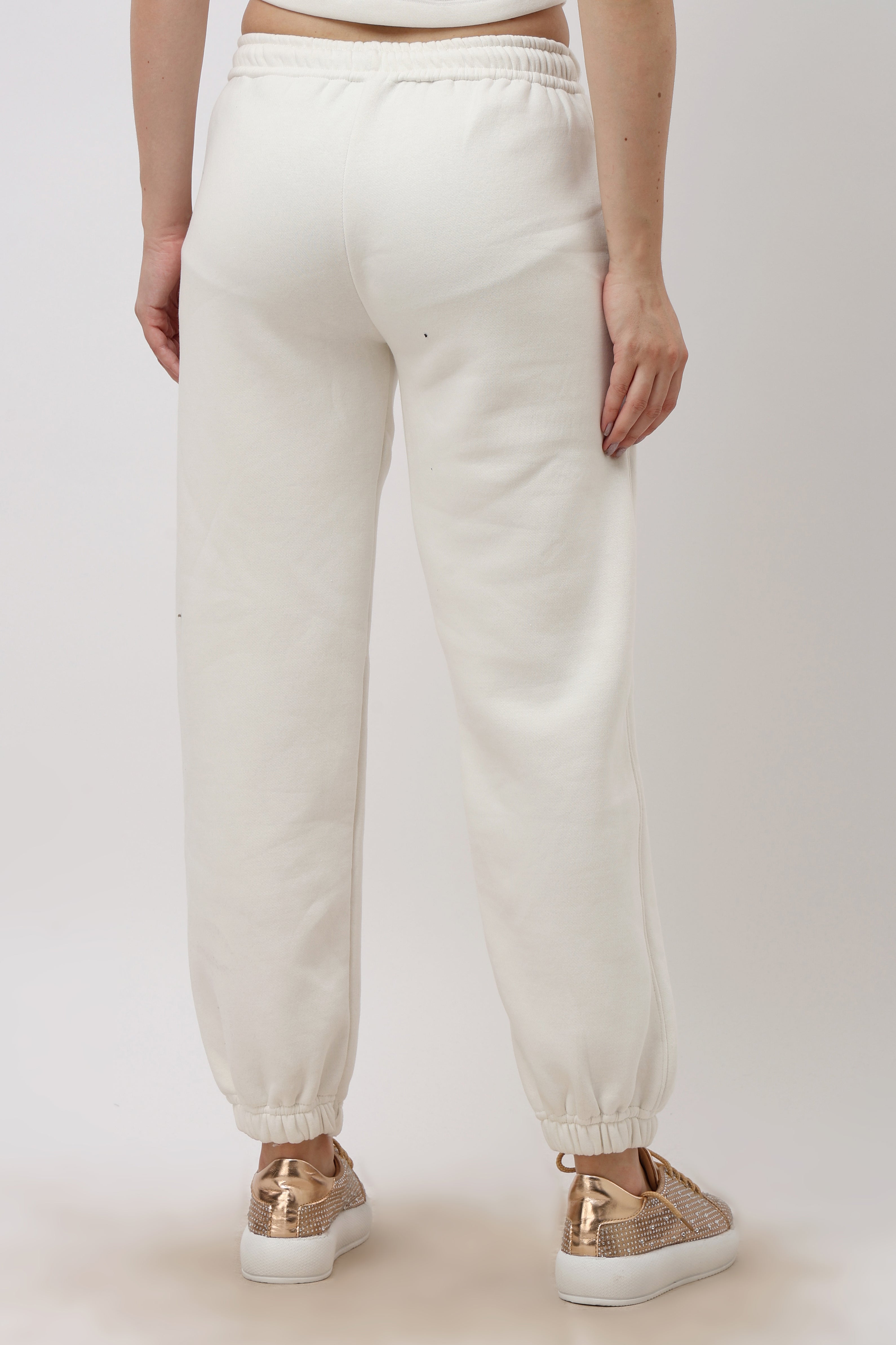 Halo Unisex Off White Joggers