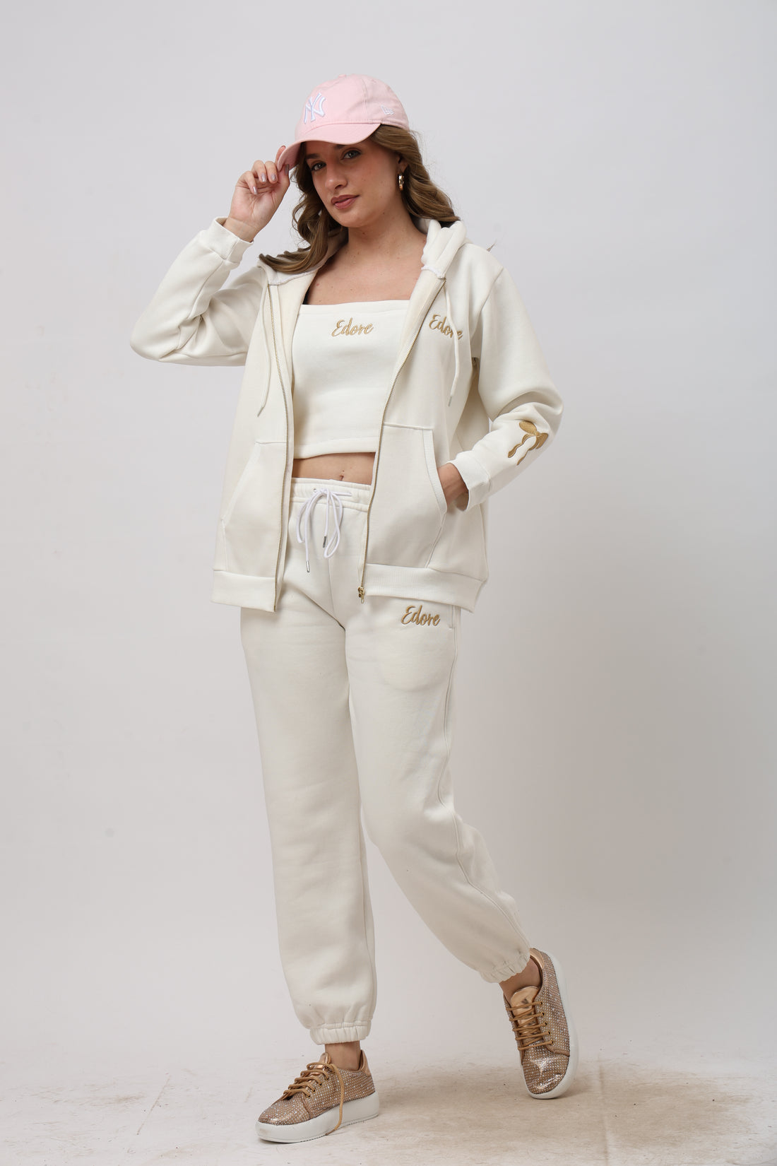 Rovyn Off White 3 Piece Co-ord Set