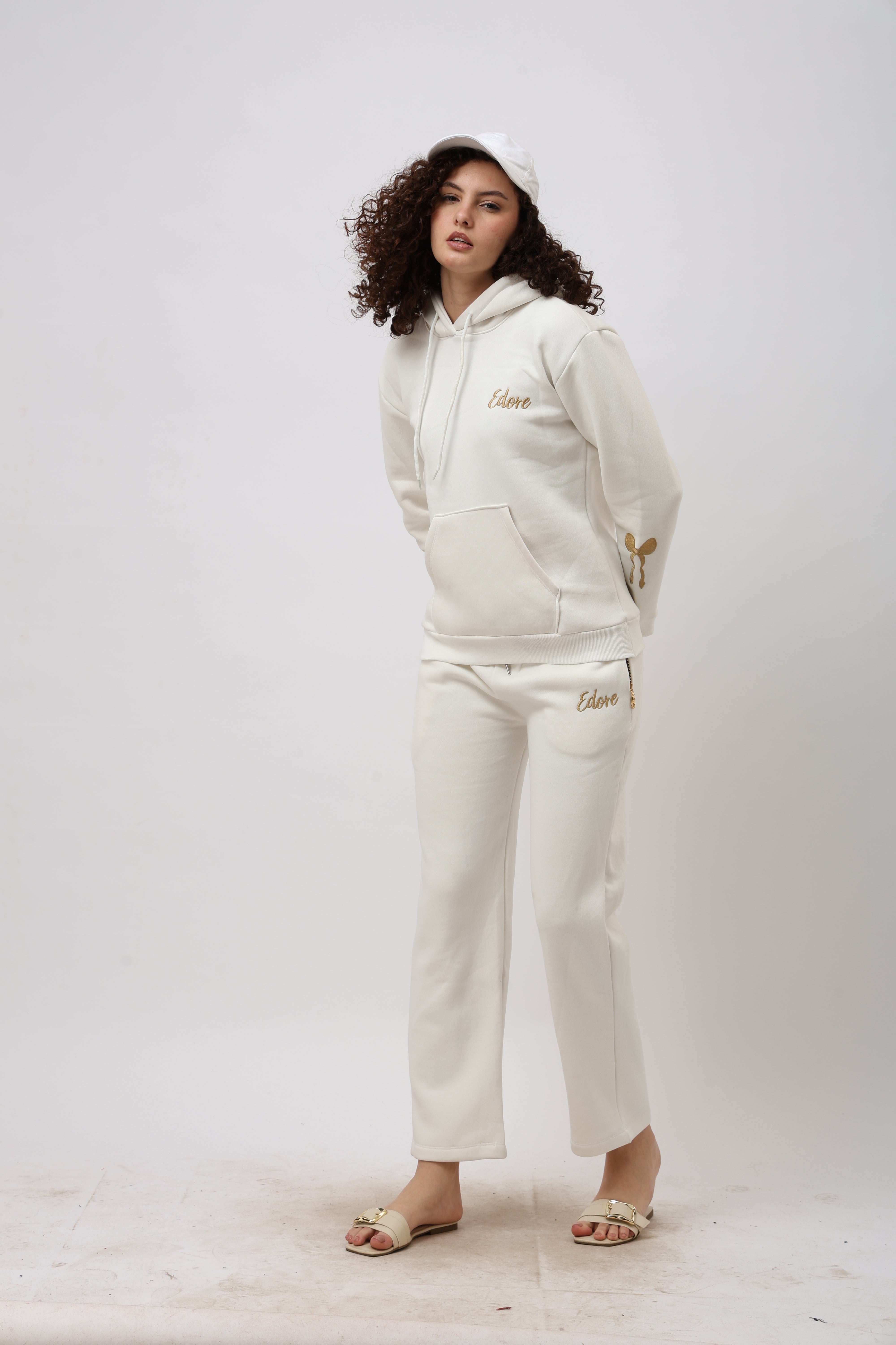 Lume Off White Bow Co-ord Set