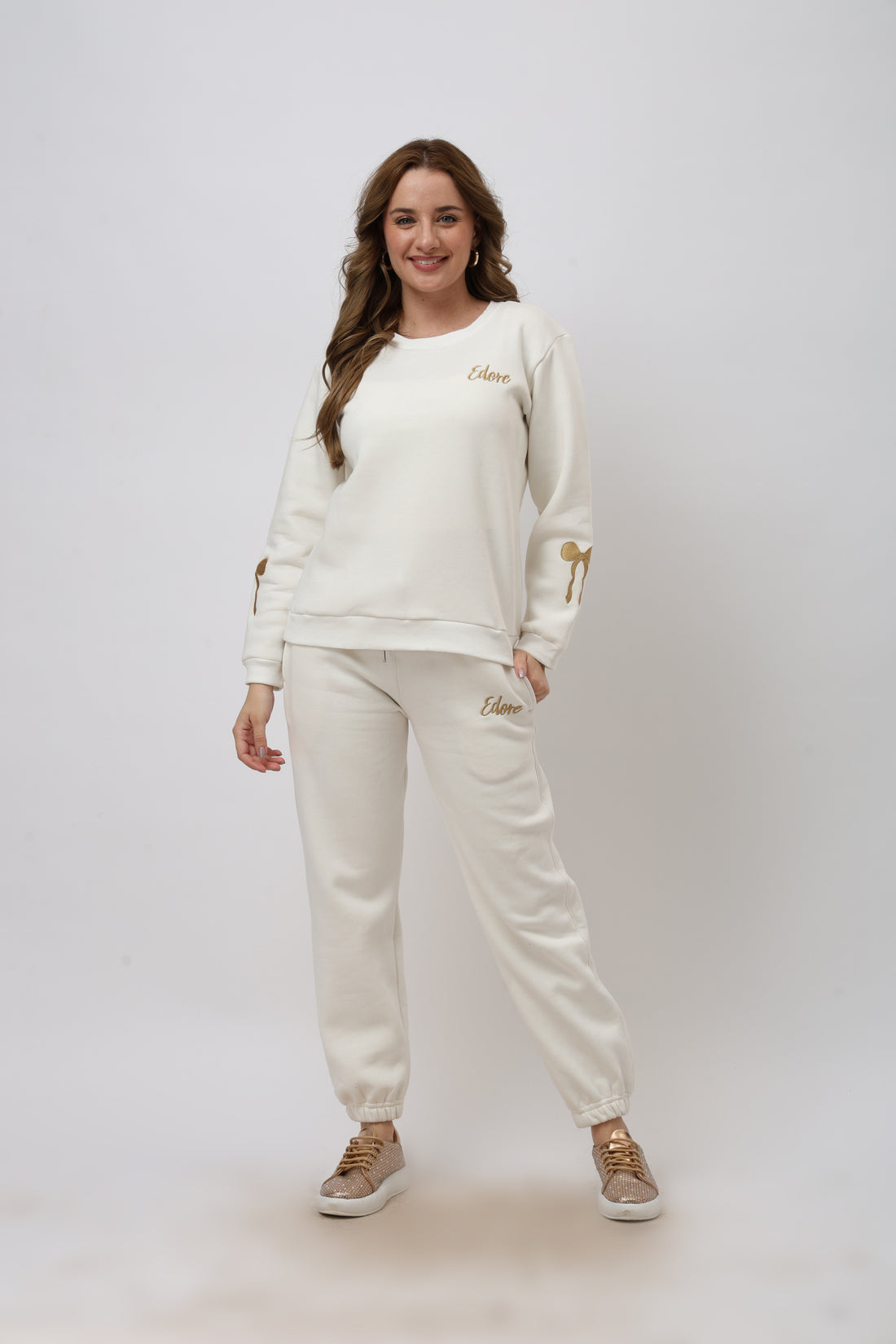 Halo Unisex Off White Joggers