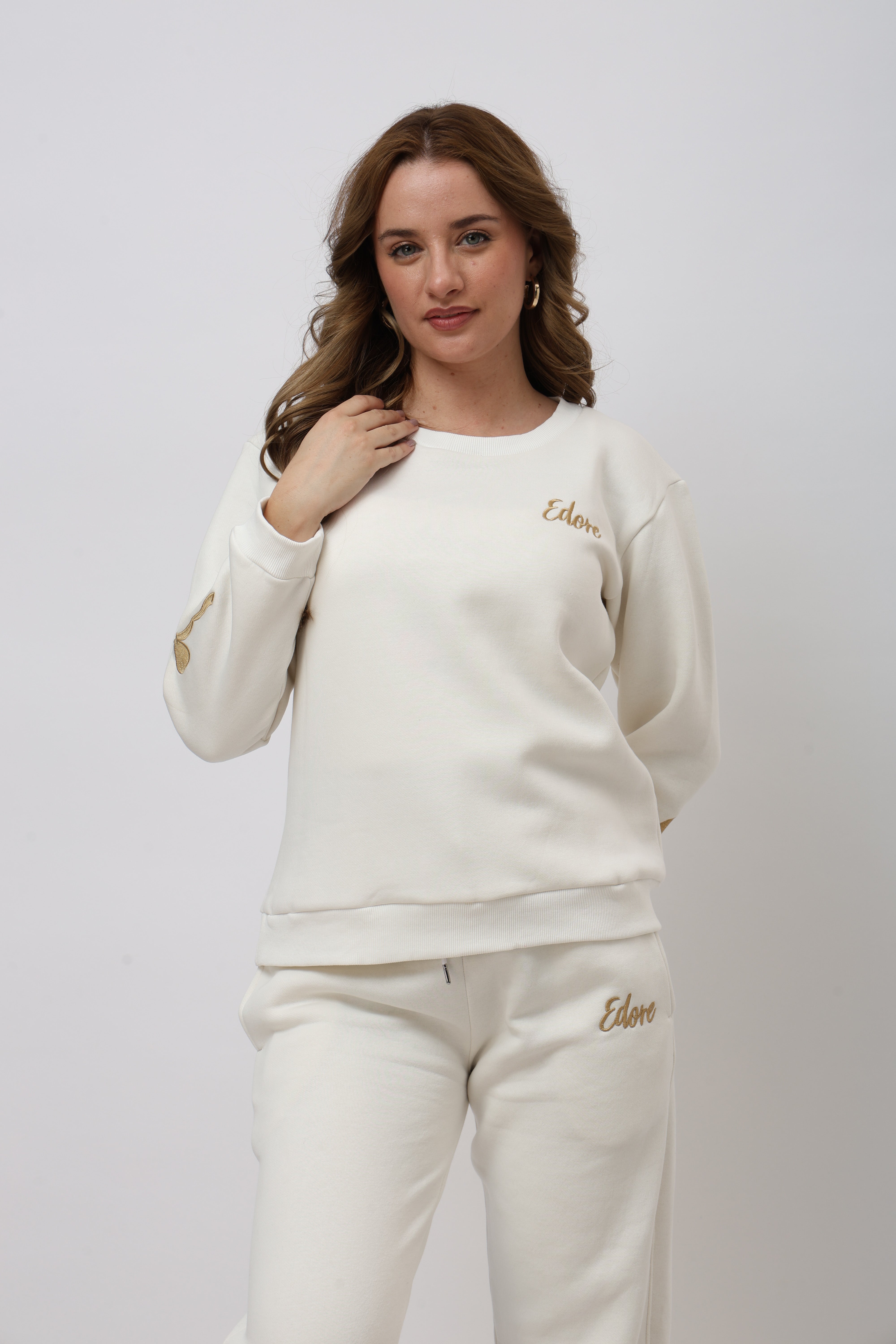 Elara Off White Sweatshirt