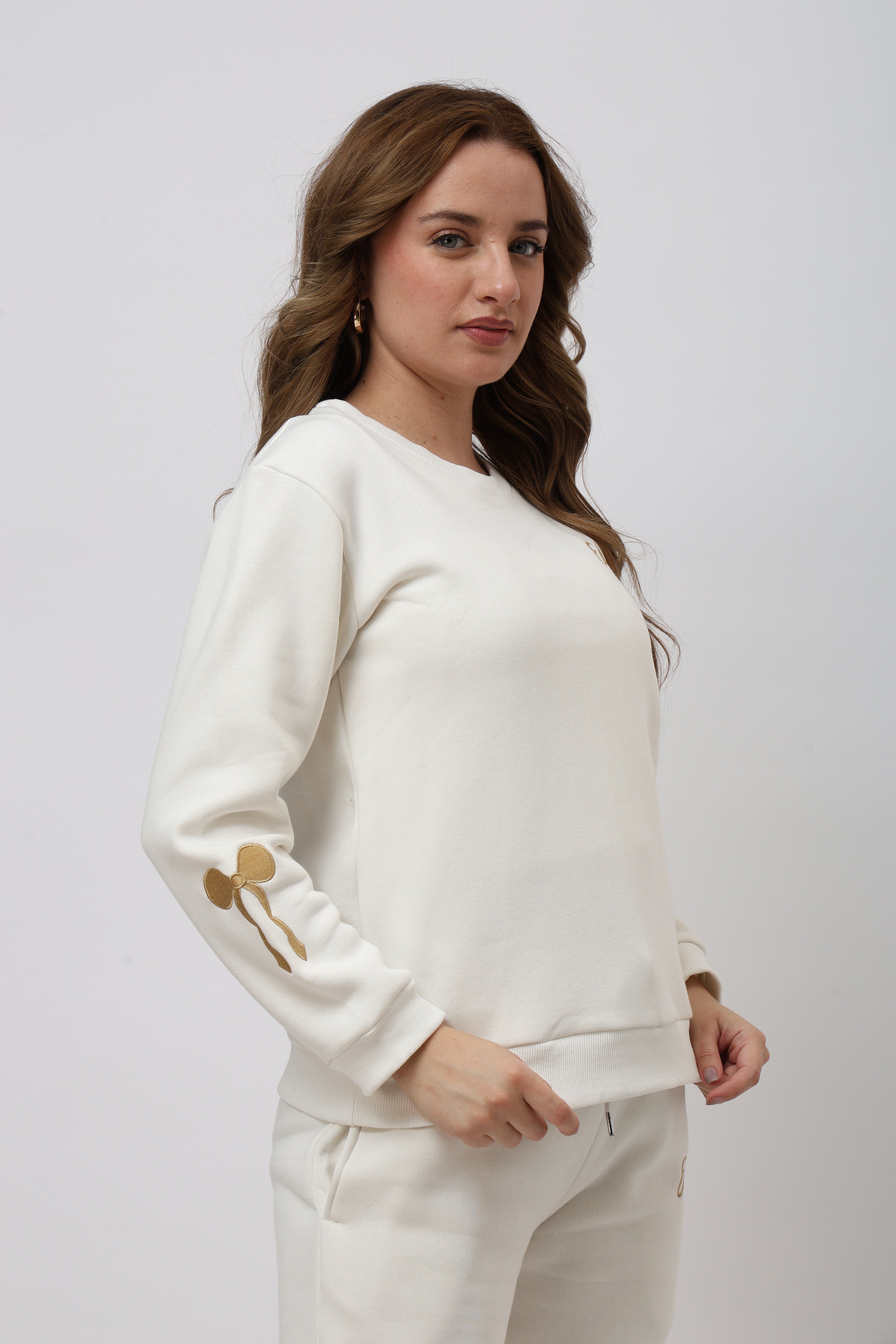 Elara Off White Sweatshirt