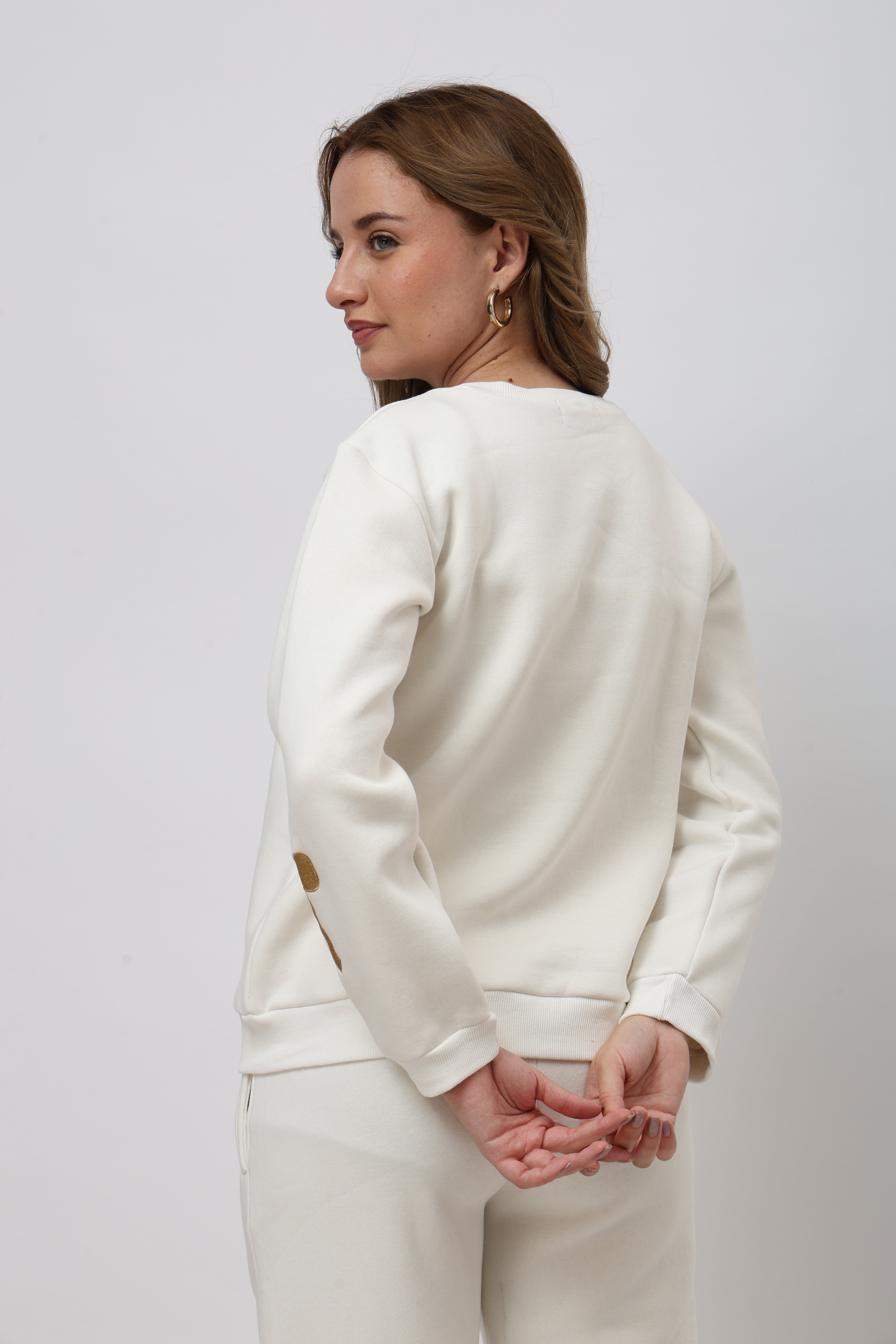 Elara Off White Sweatshirt