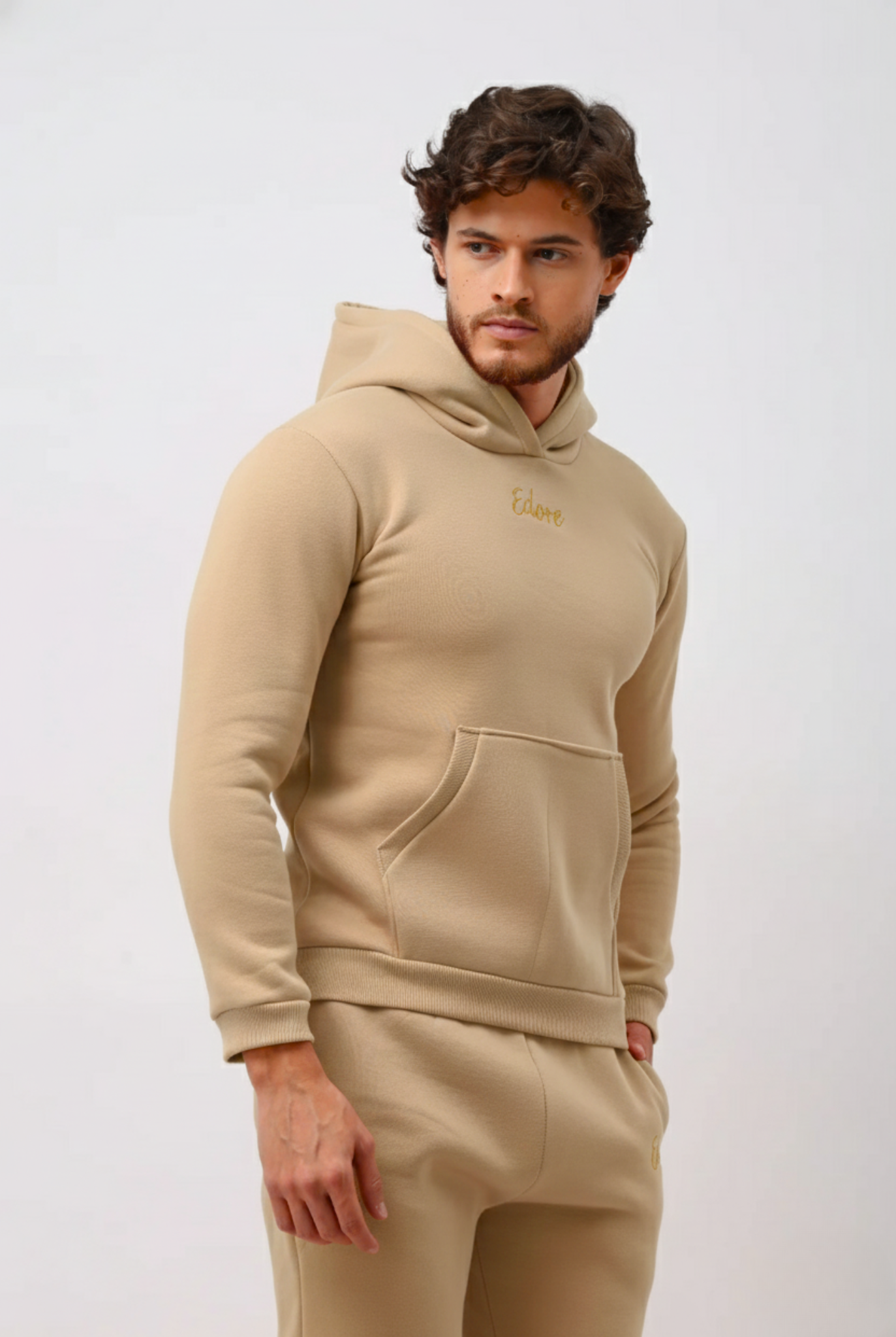 Merrick Men’s Beige Hoodie