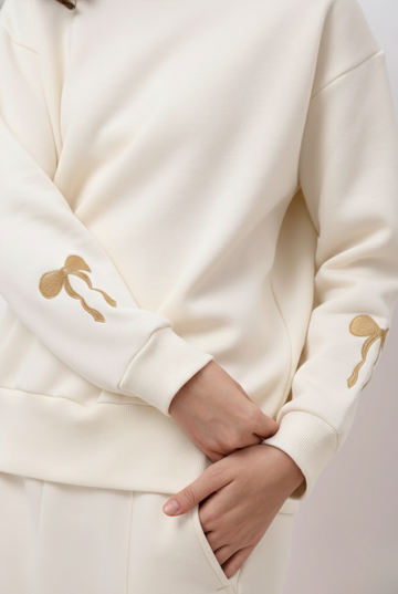 Solin Off White Sweatshirt