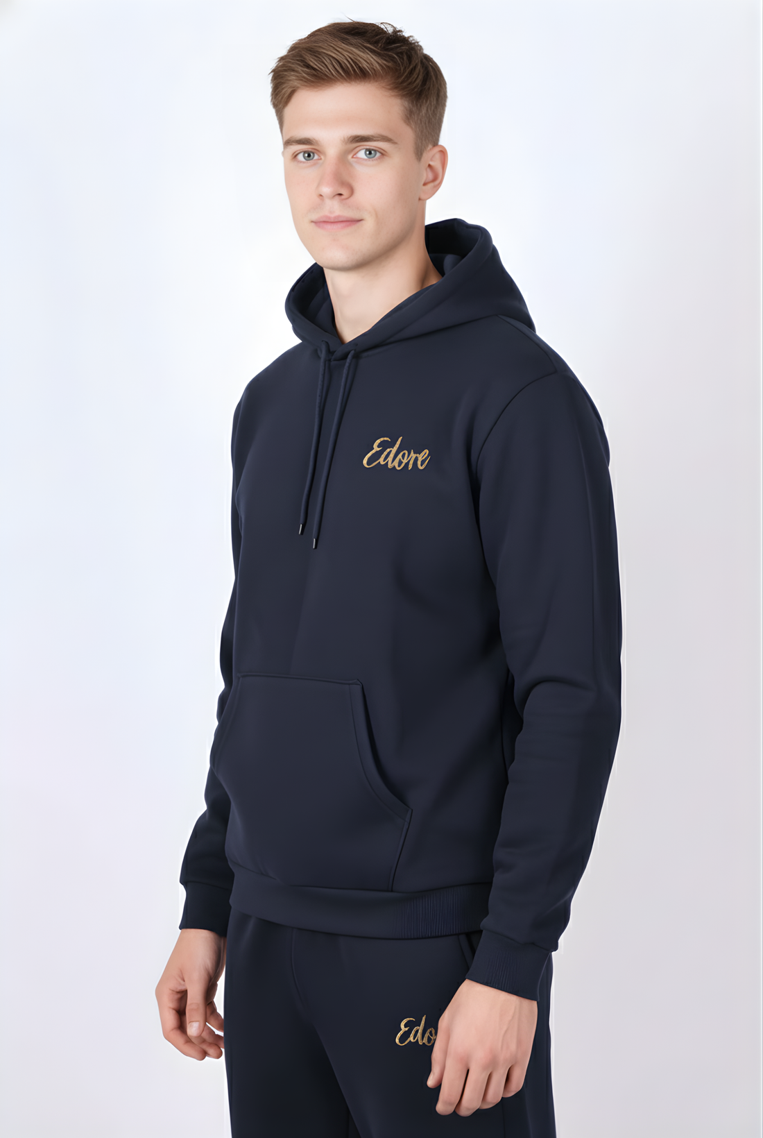 Aaron Men’s Navy Blue Co-ord Set