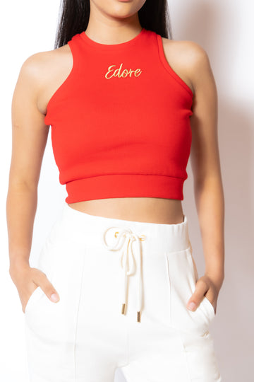 Valoir Ribbed Crop Top