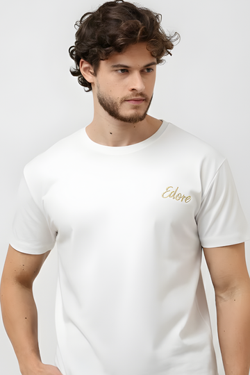 Clarke Men’s White T-Shirt